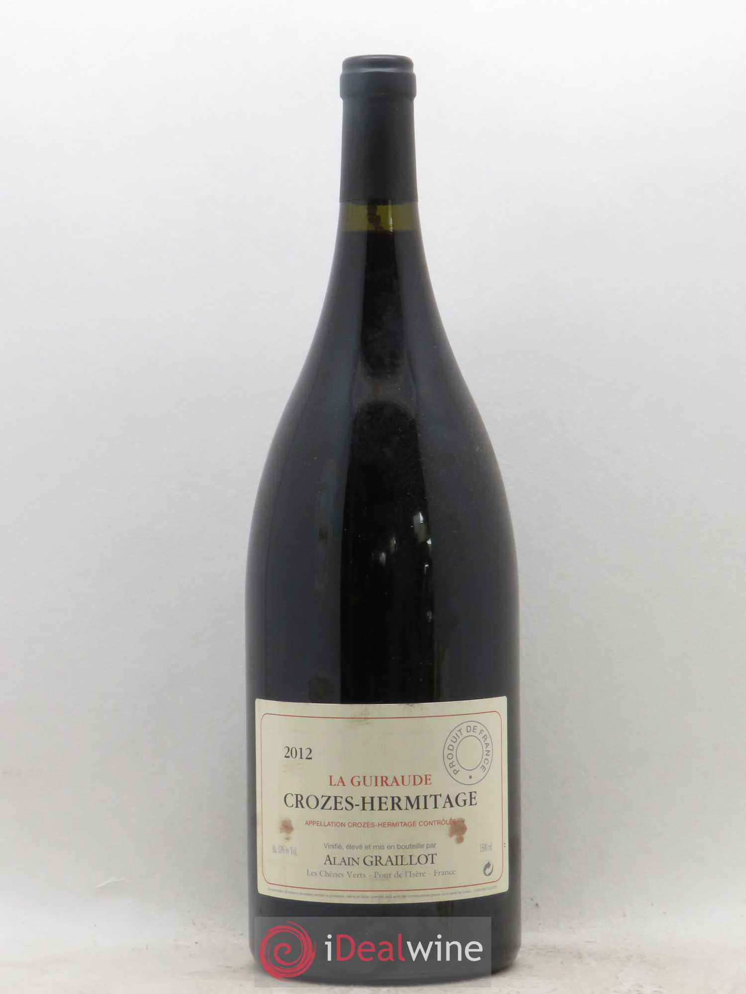 Crozes-Hermitage La Guiraude Domaine Graillot (sans prix de réserve) 2012 - Lot de 1 magnum - 0