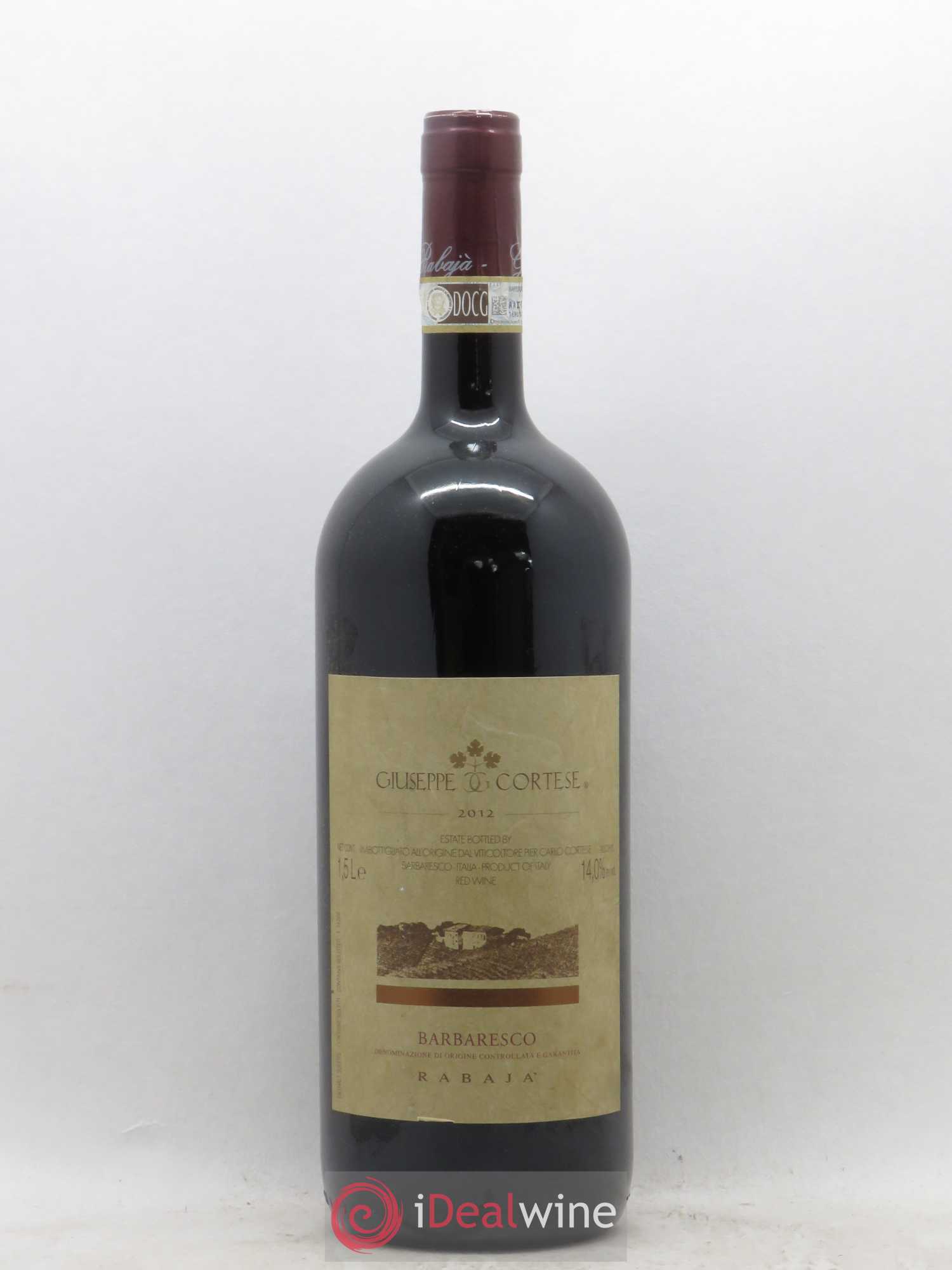 Barbaresco DOCG Rabaja Riserva Guissepe Cortese (sans prix de réserve) 2012 - Posten von 1 Magnum - 0