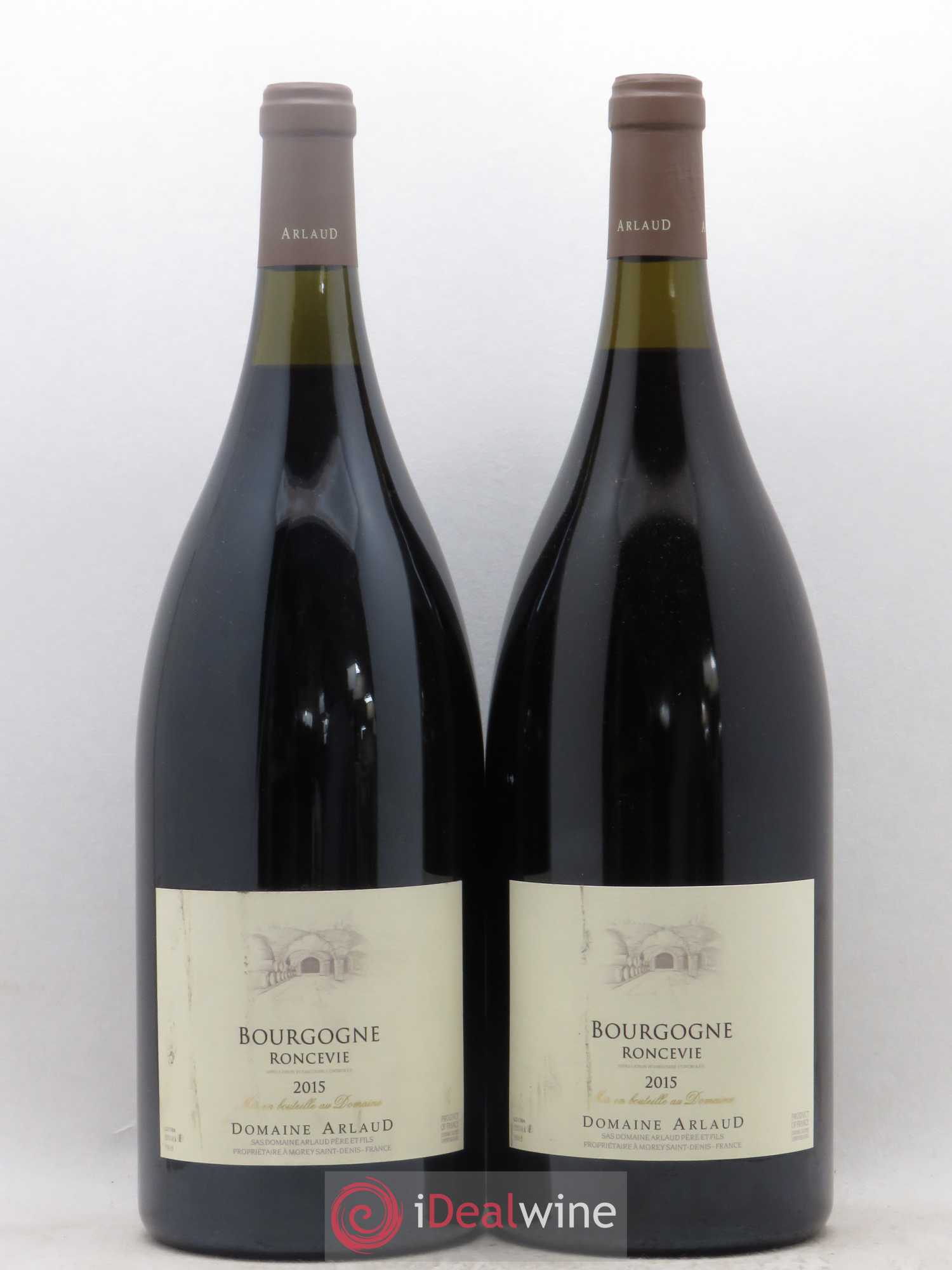 Bourgogne Roncevie Arlaud (senza prezzo di riserva) 2015 - Lotto di 2 magnum - 0