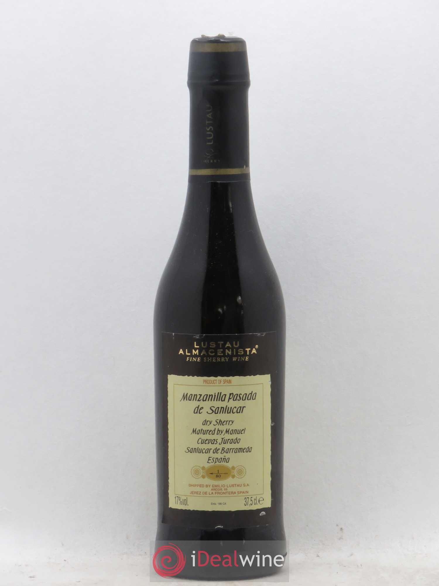 Espagne Emilio Lustau Almacenista Manuel Cuevas Jurado Manzanilla Pasada de Sanlucar Sherry (sans prix de réserve) - Posten von 1 Demi-Flasche - 0