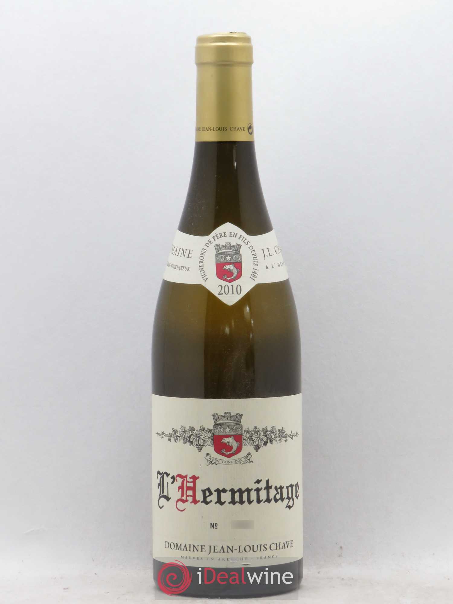 Hermitage Jean-Louis Chave 2010 - Lot de 1 bouteille - 0