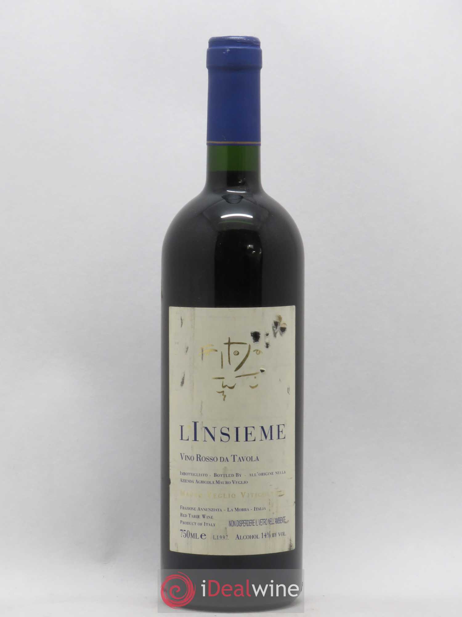 Italie L'Insieme Vino Rosso da Tavola Mauro Veglio (sans prix de réserve) - Posten von 1 Flasche - 0
