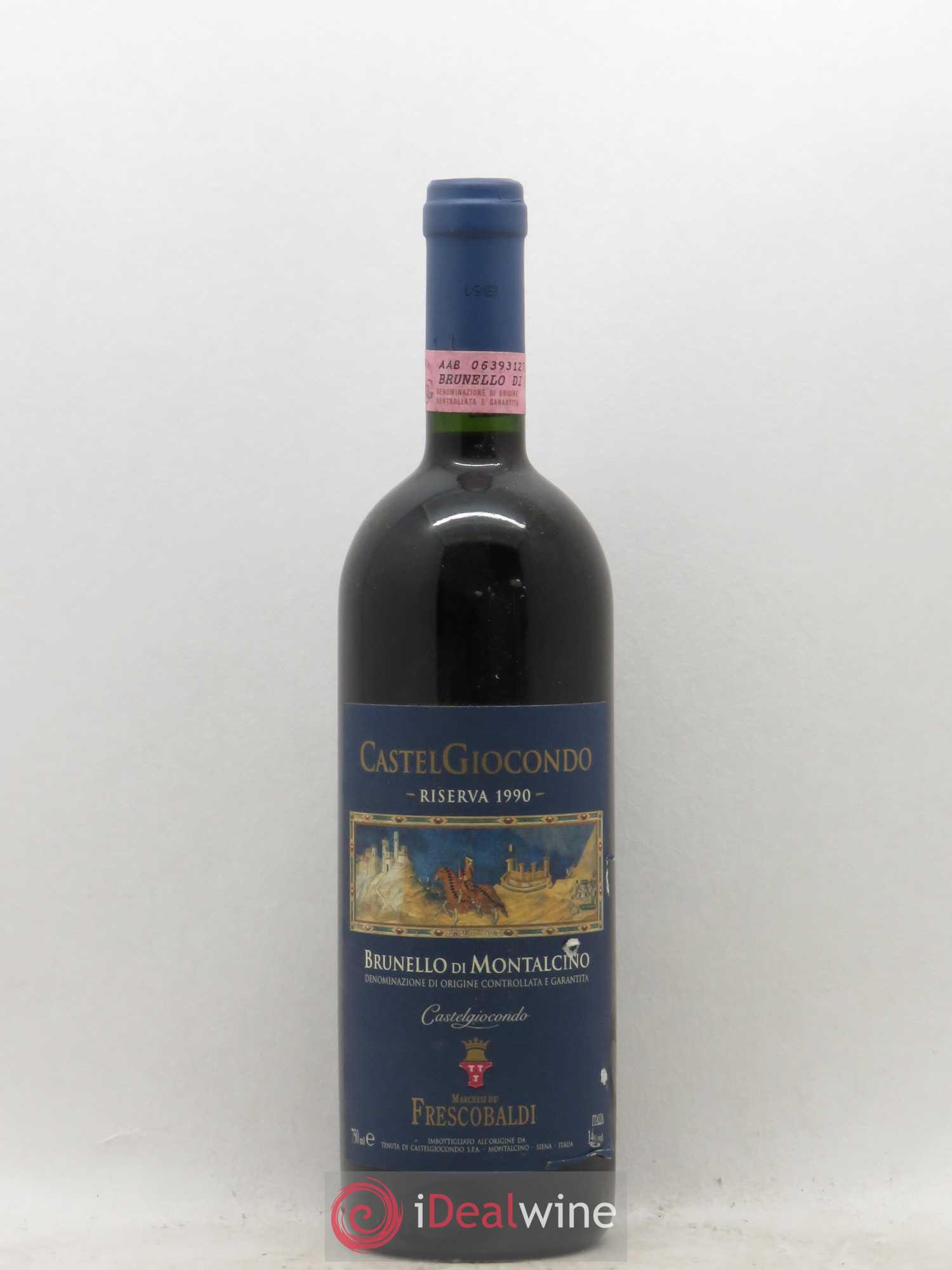 Brunello di Montalcino Riserva Frescobaldi Castelgiocondo (sans prix de réserve) 1990 - Lot de 1 bouteille - 0