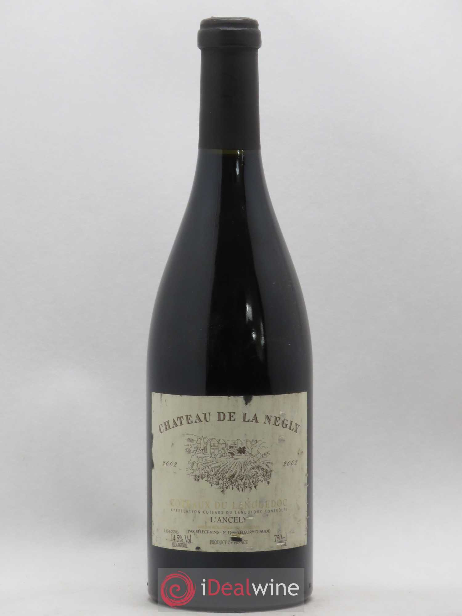 Coteaux du Languedoc L'Ancely Château de La Négly (sans prix de réserve) 2002 - Posten von 1 Flasche - 0