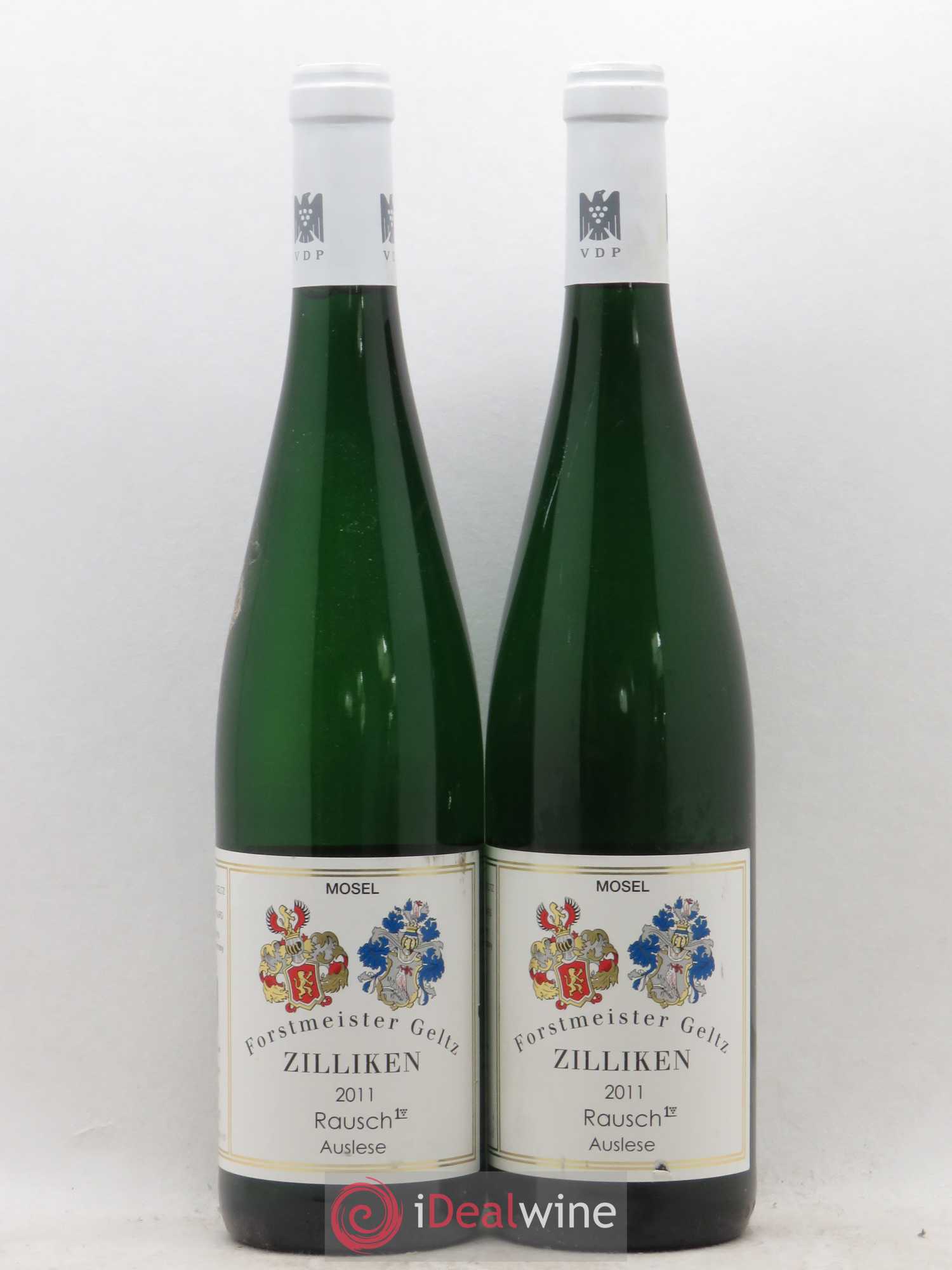 Riesling Forstmeister Geltz-Zilliken Saarburger Rausch Riesling Auslese (sans prix de réserve) 2011 - Posten von 2 Flaschen - 0