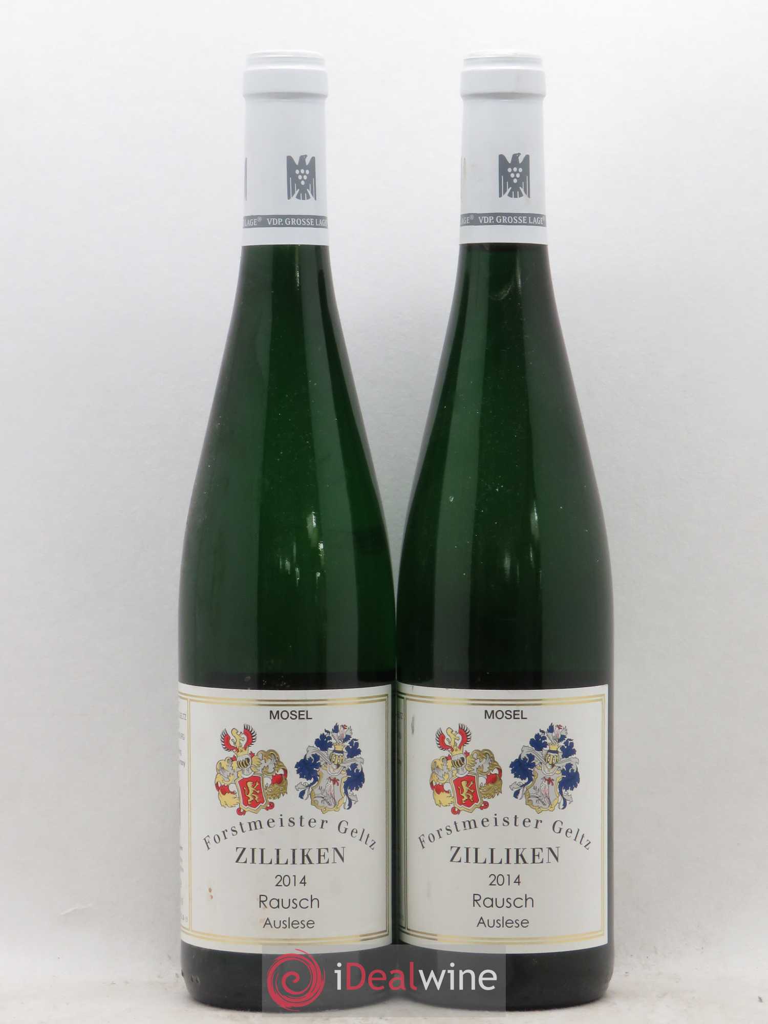 Riesling Forstmeister Geltz-Zilliken Saarburger Rausch Riesling Auslese (sans prix de réserve) 2014 - Lotto di 2 bottiglie - 0