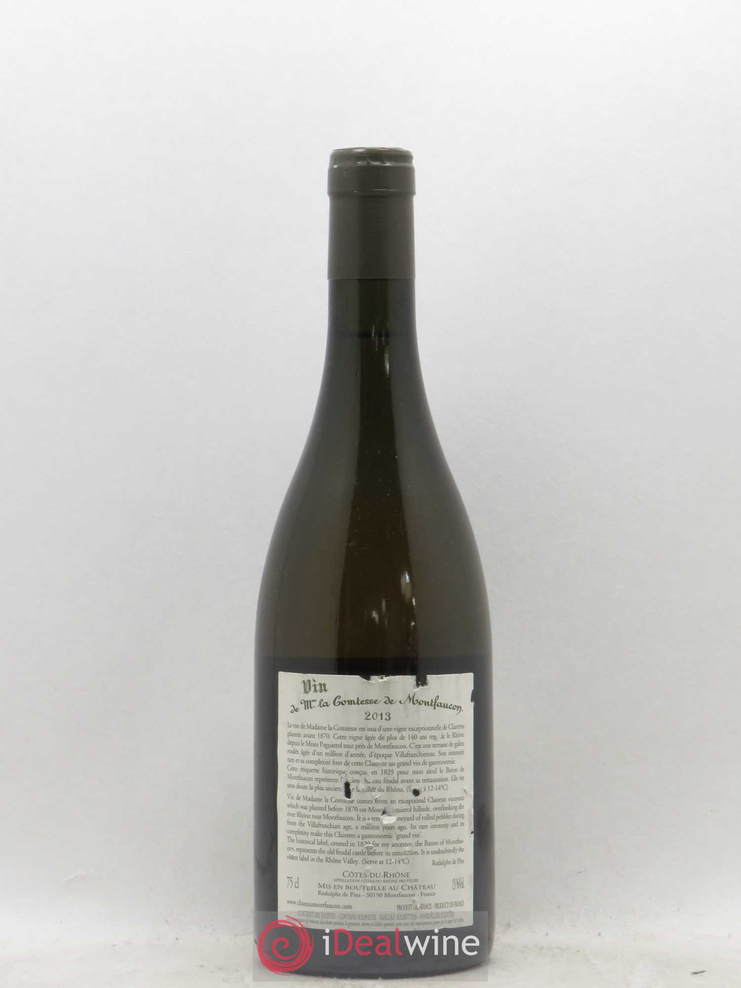 Côtes-du-Rhône Château de Montfaucon (sans prix de réserve) 2013 - Posten von 1 Flasche - 1