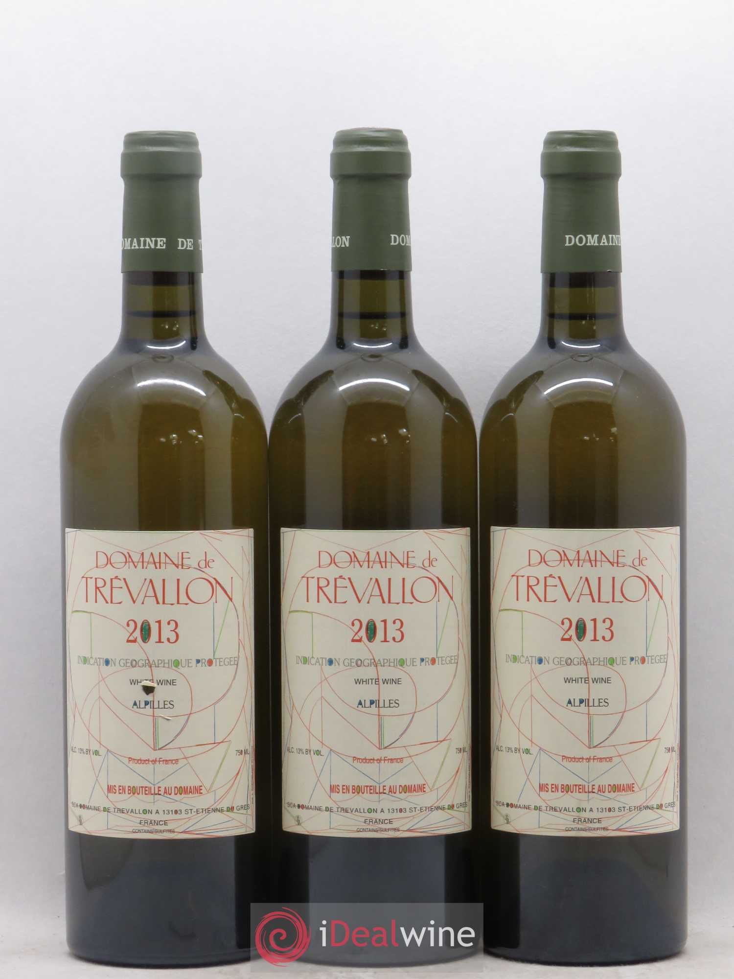 Alpilles Trévallon (Domaine de) Eloi Dürrbach (sans prix de réserve) 2013 - Lot de 3 bouteilles - 0