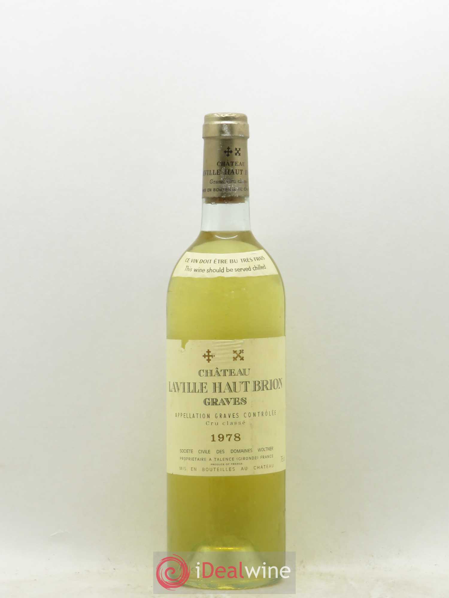Château Laville Haut-Brion Cru Classé de Graves (sans prix de réserve) 1978 - Lot de 1 bouteille - 0