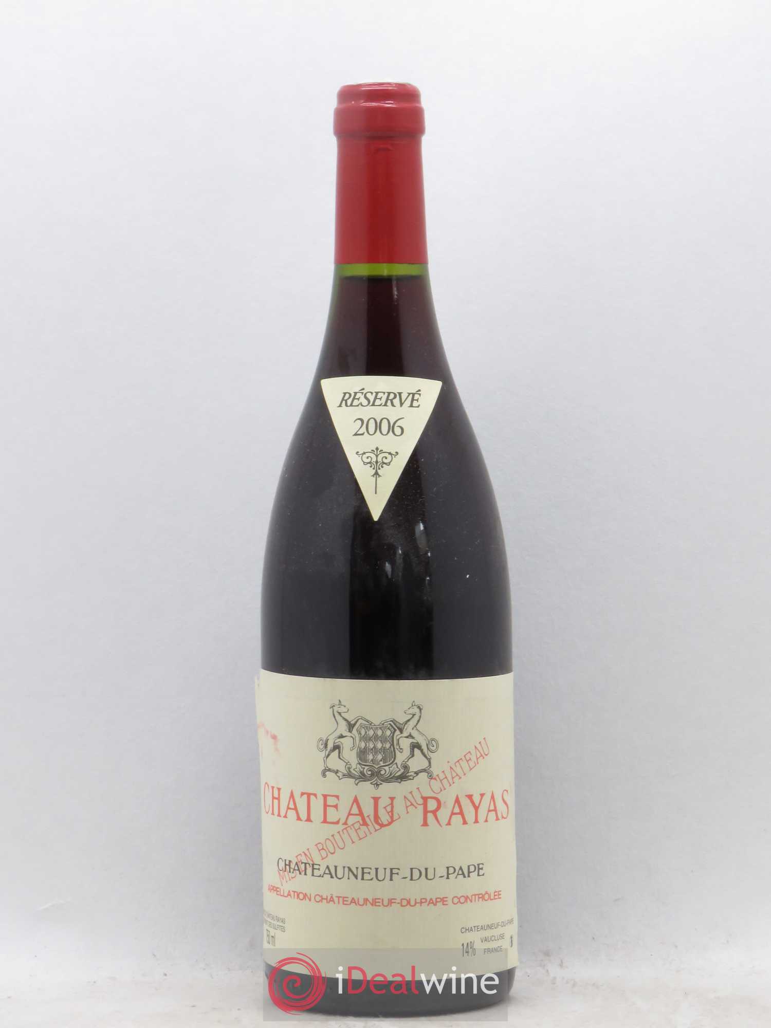 Châteauneuf-du-Pape Château Rayas Emmanuel Reynaud 2006 - Lot de 1 bouteille - 0