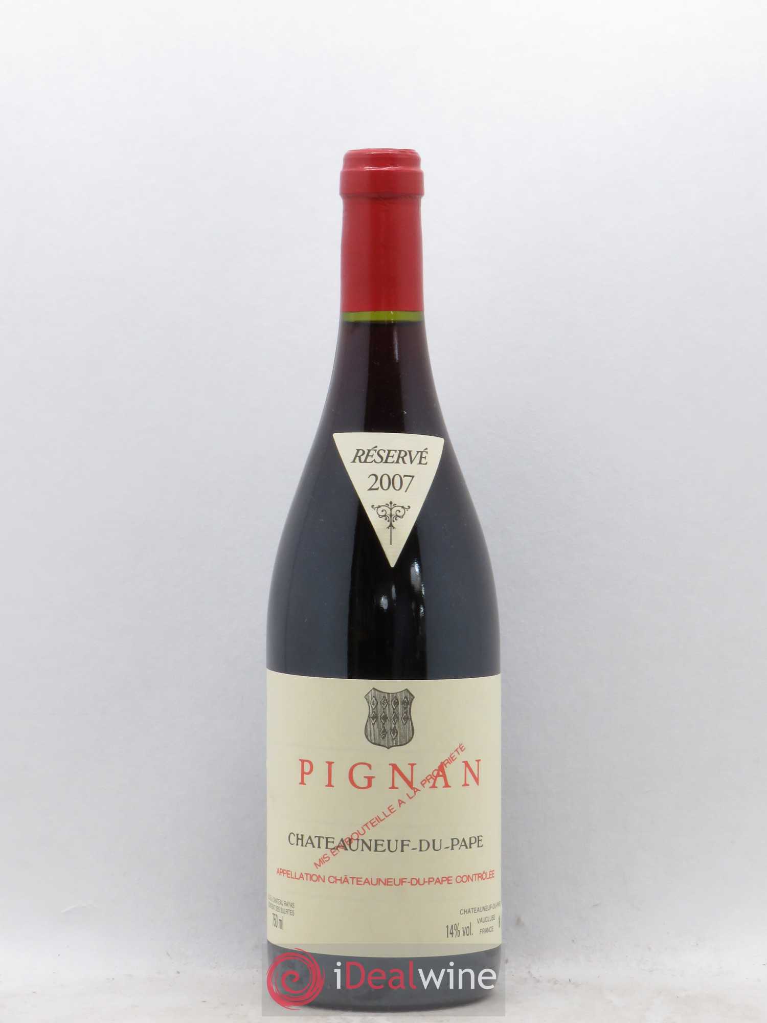 Châteauneuf-du-Pape Pignan Emmanuel Reynaud (sans prix de réserve) 2007 - Lot de 1 bouteille - 0