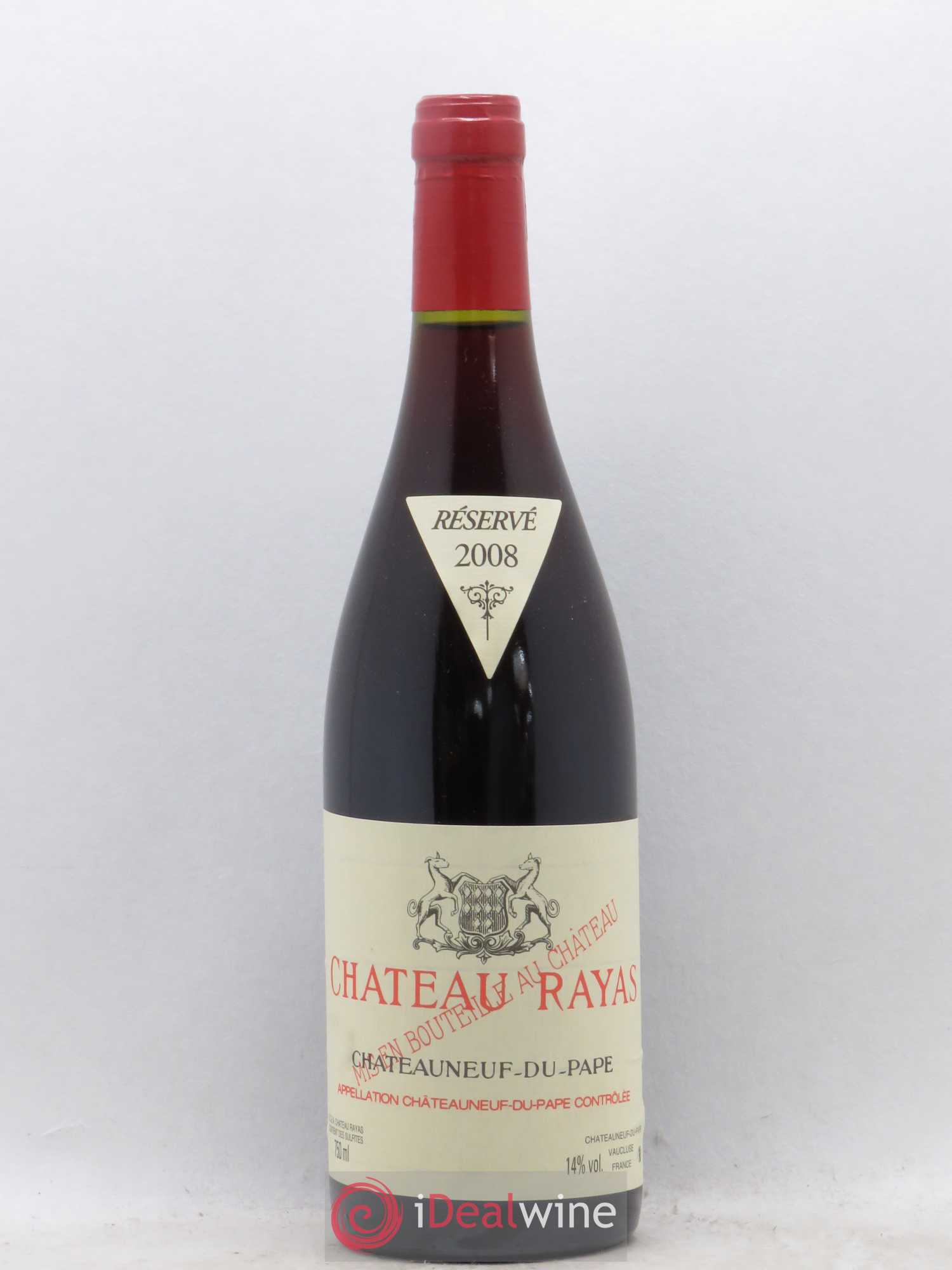 Châteauneuf-du-Pape Château Rayas Emmanuel Reynaud 2008 - Lot de 1 bouteille - 0