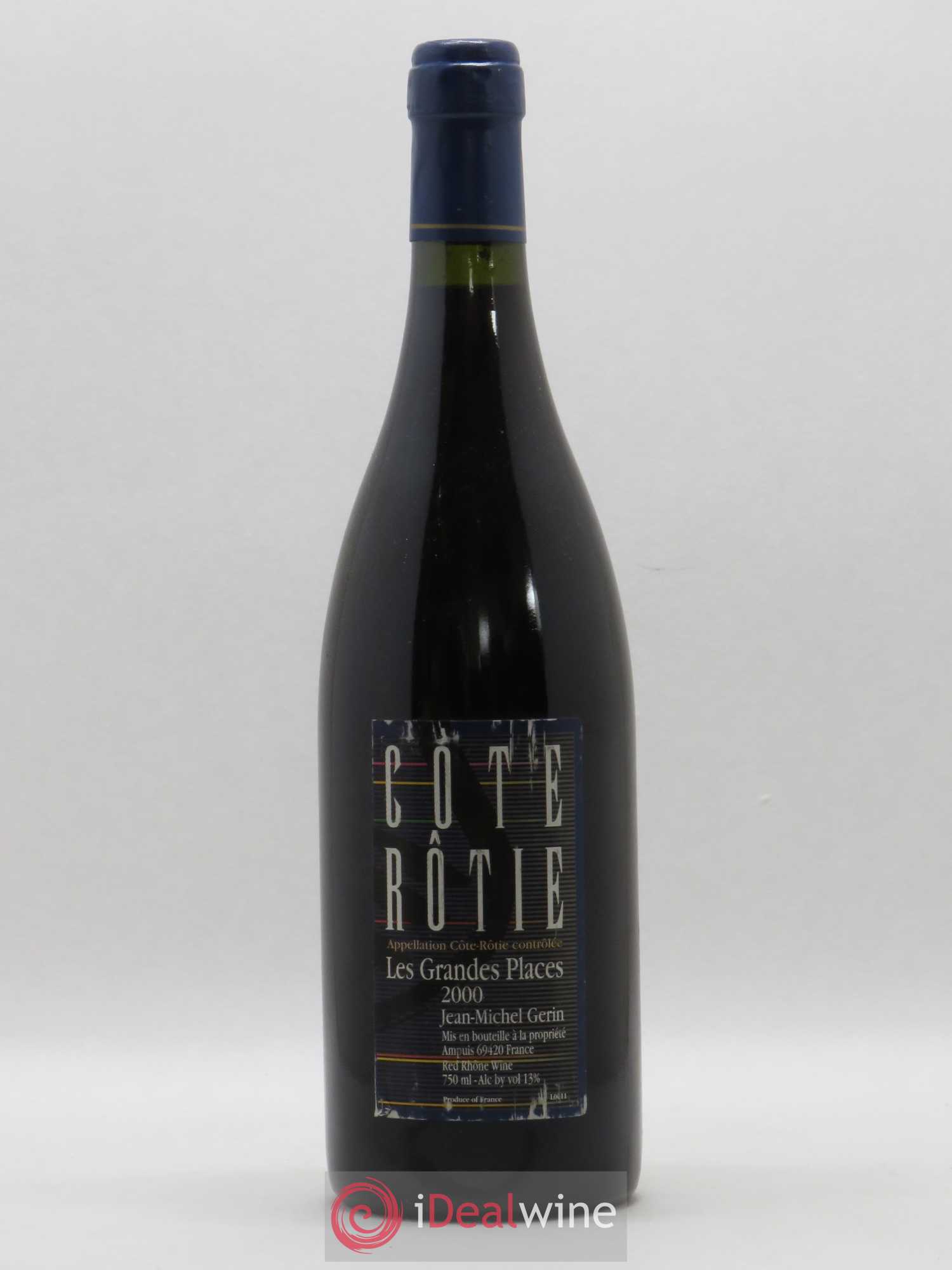 Côte-Rôtie Les Grandes Places Jean-Michel Gerin 2000 - Lot de 1 bouteille - 0