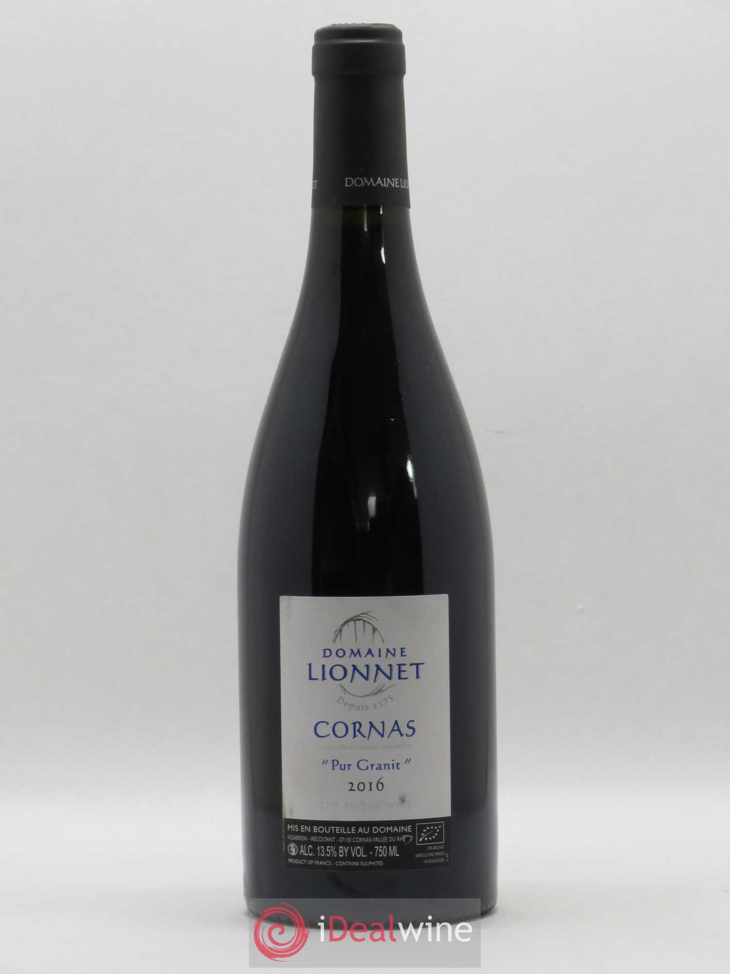 Cornas Pur Granit Domaine Lionnet (sans prix de réserve) 2016 - Posten von 1 Flasche - 0