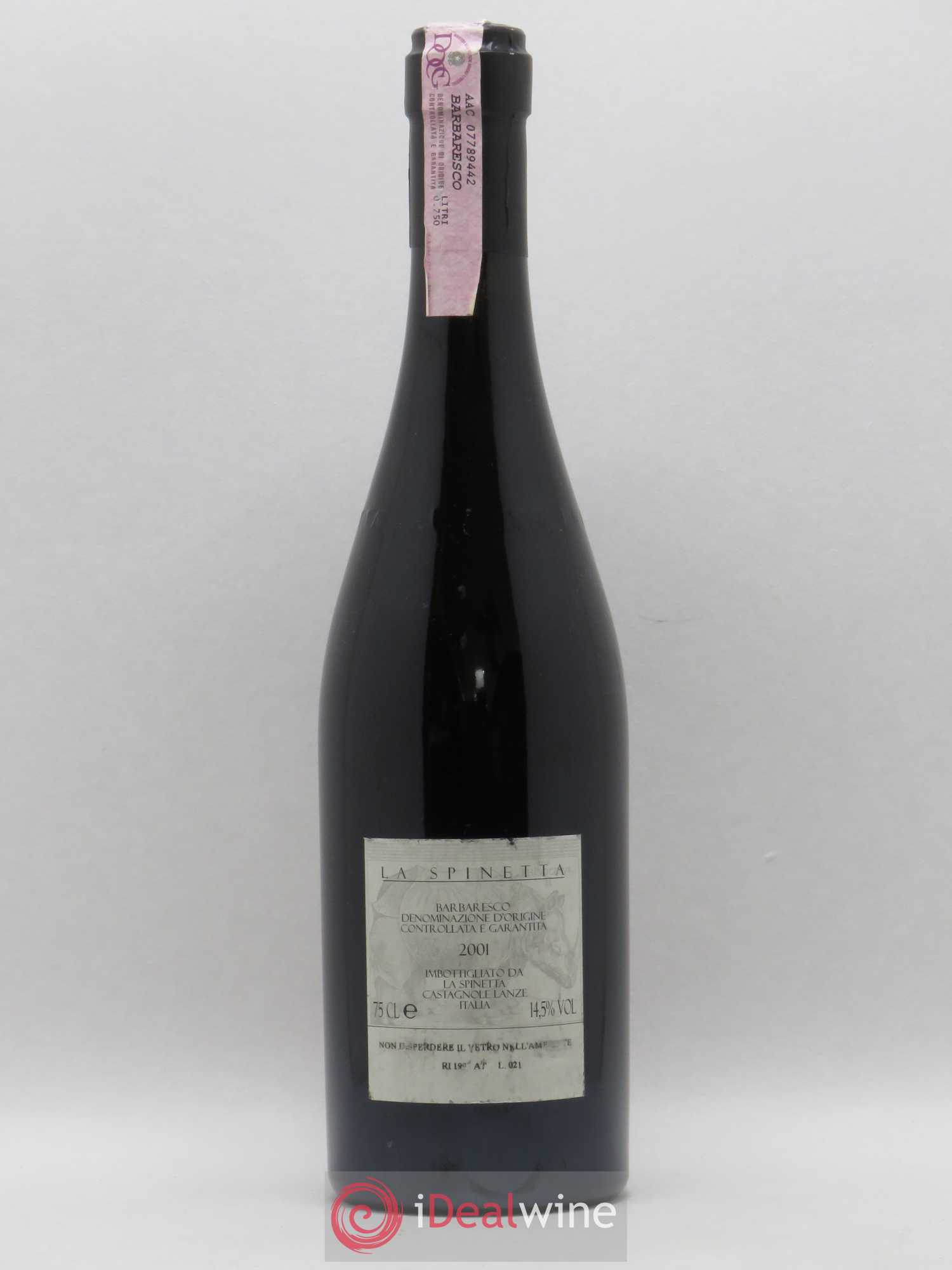 Barbaresco DOCG Starderi Vursu La Spinetta - Giorgio Rivetti (sans prix de réserve) 2001 - Lot de 1 bouteille - 1