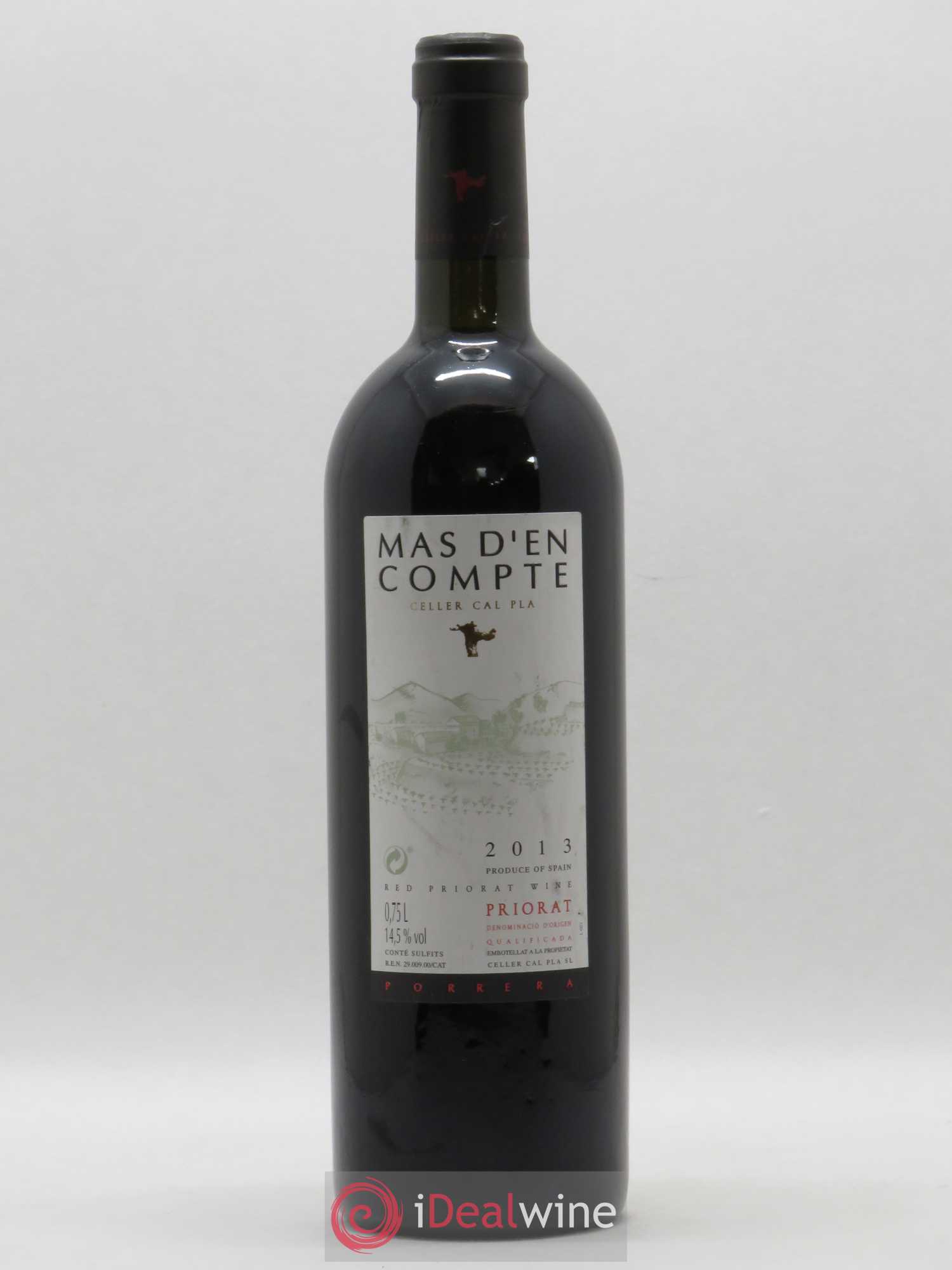 Priorat DOCA Celler Cal Pla Mas D'En Compte (sans prix de réserve) 2013 - Posten von 1 Flasche - 0