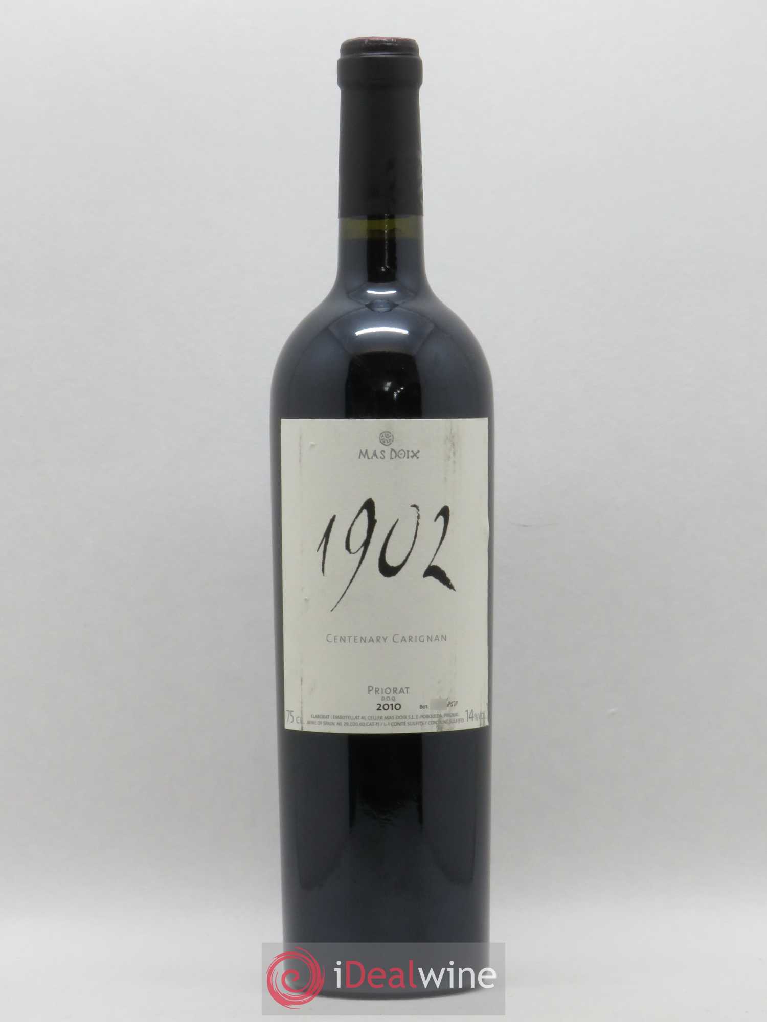 Priorat DOCA Carignan 1902 Mas Doix (sans prix de réserve) 2010 - Posten von 1 Flasche - 0