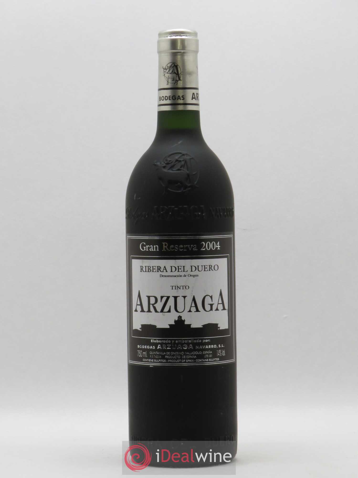 Ribera Del Duero DO Gran Reserva Arzuaga (sans prix de réserve) 2004 - Posten von 1 Flasche - 0
