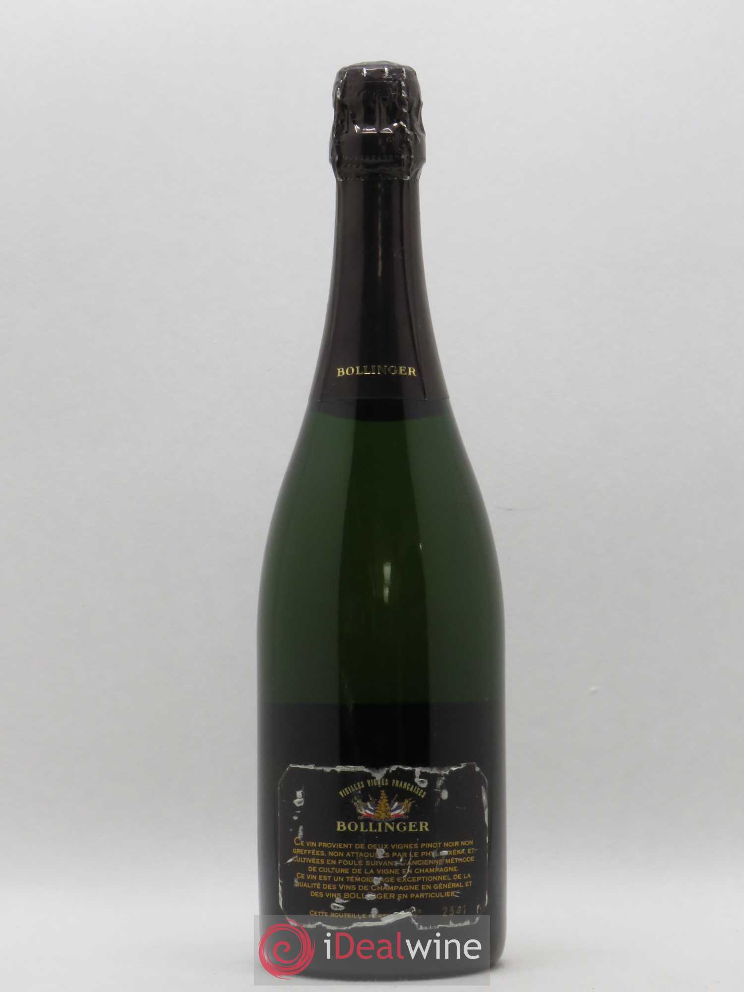 Brut Vieilles Vignes Françaises Bollinger 1990 - Lot de 1 bouteille - 1