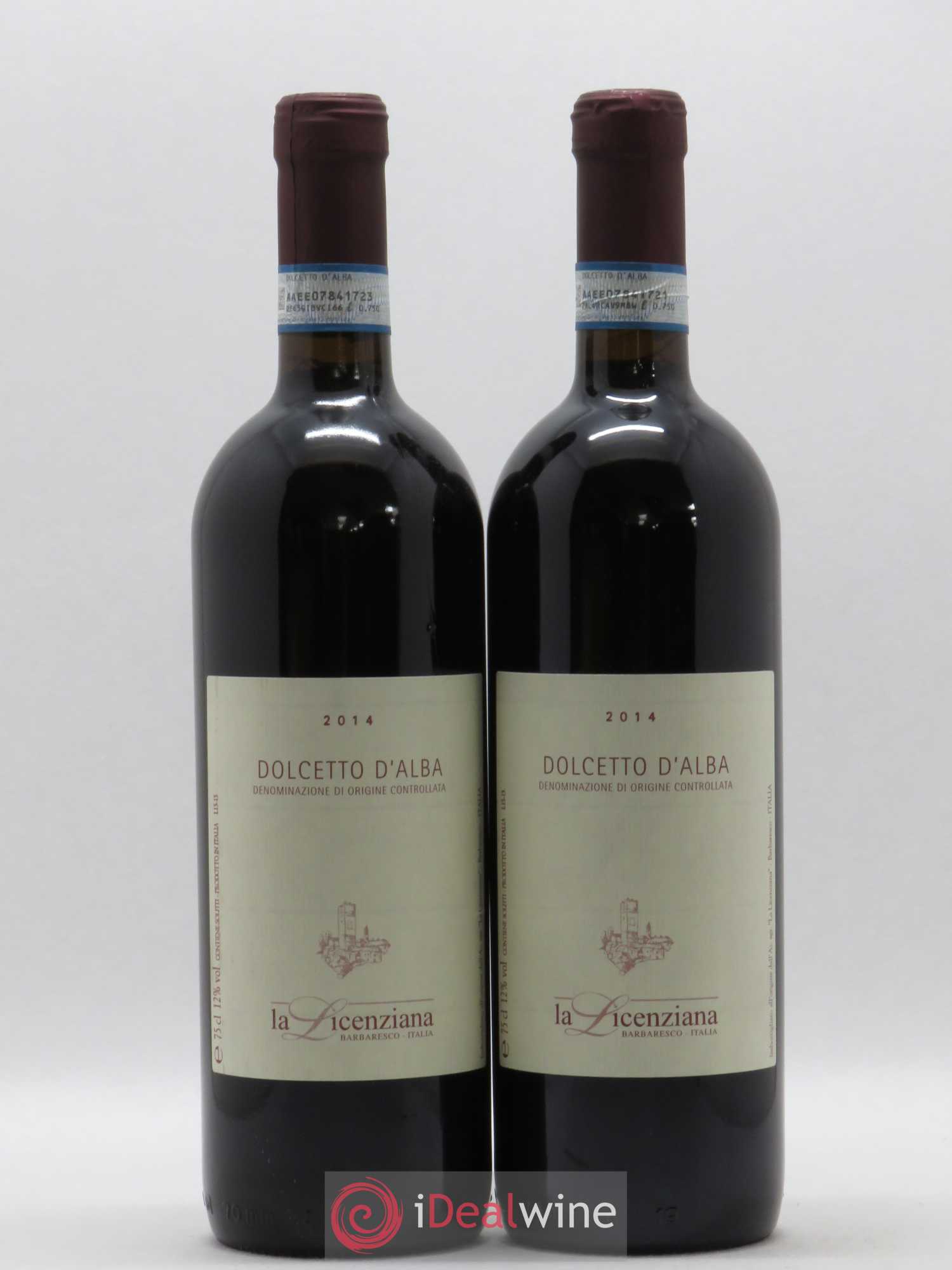 Dolcetto d'Alba DOC La Licenziana (sans prix de réserve) 2014 - Posten von 2 Flaschen - 0