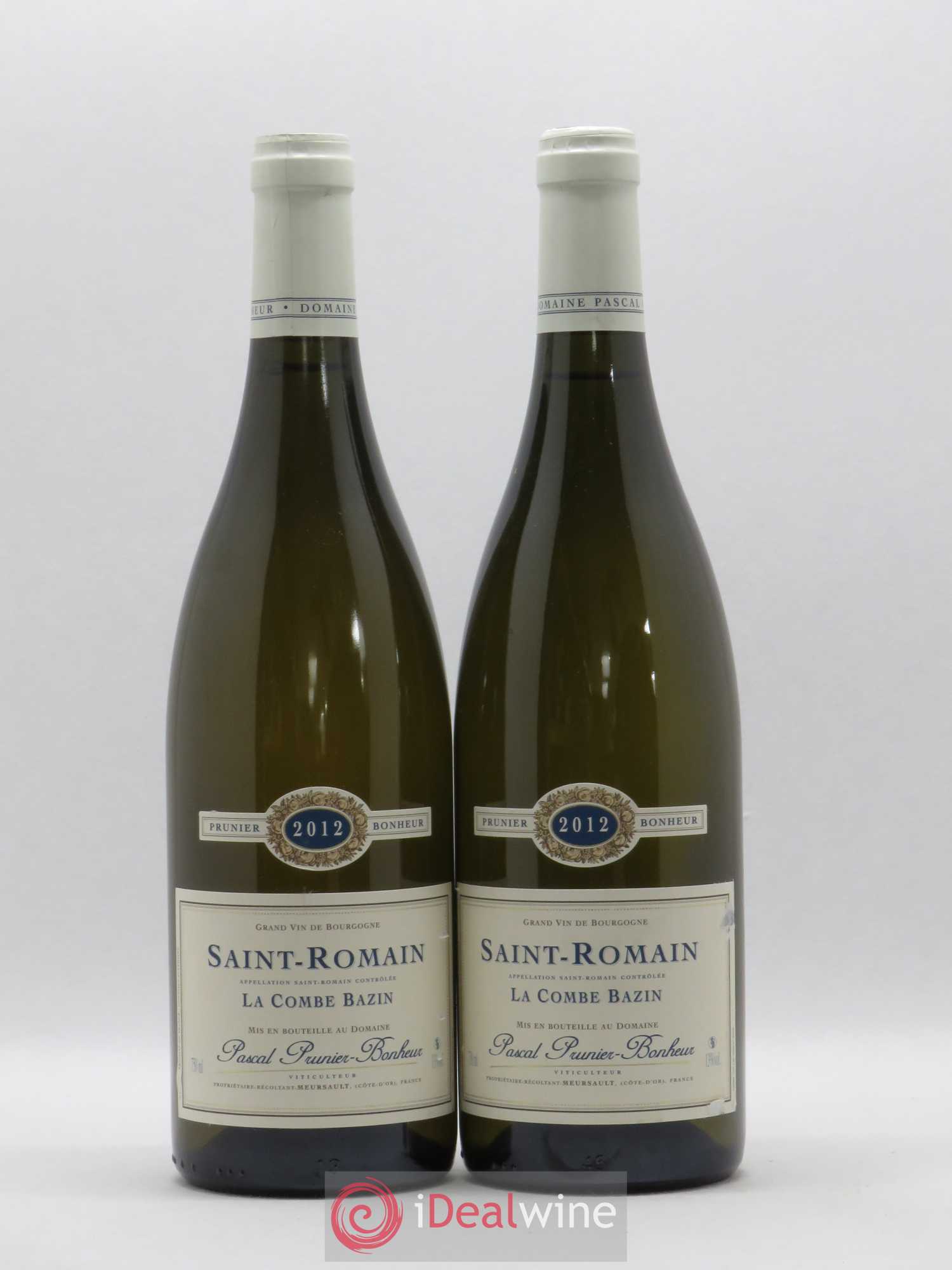 Saint-Romain La Combe Bazin Pascal Prunier Bonheur (sans prix de réserve) (sans prix de réserve) 2012 - Posten von 5 Flaschen - 2
