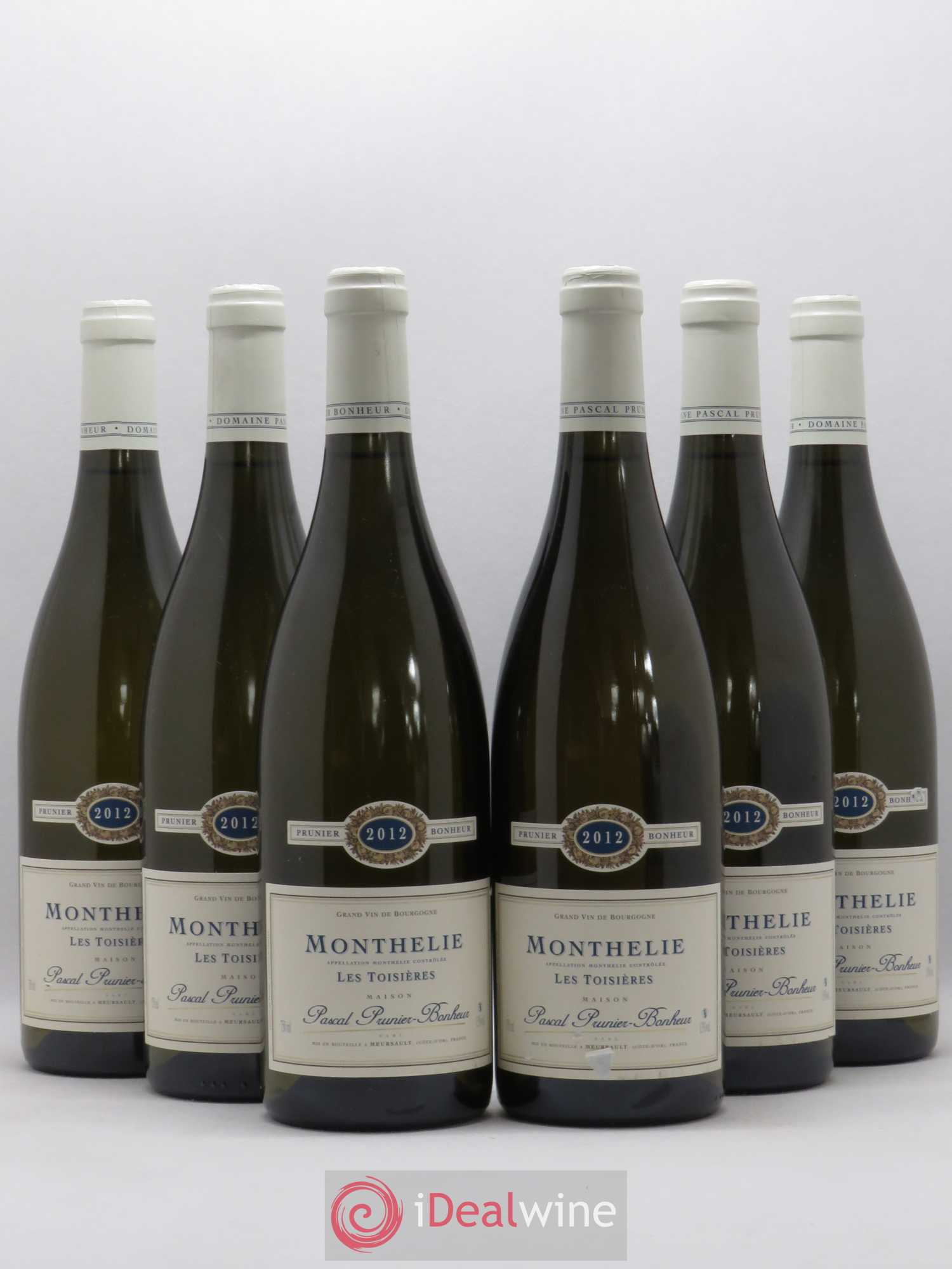 Monthélie Cuvée les Troisères Pascal Prunier Bonheur (sans prix de réserve) 2012 - Posten von 6 Flaschen - 0