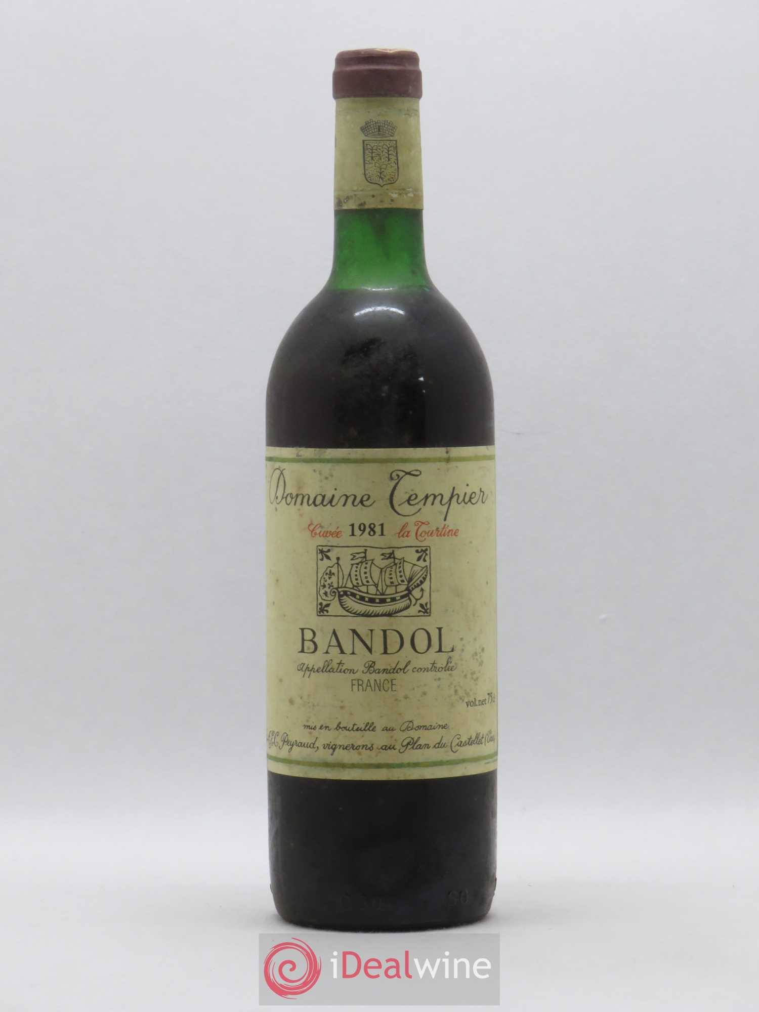 Bandol Domaine Tempier Famille Peyraud (sans prix de réserve) 1981 - Lot de 1 bouteille - 0