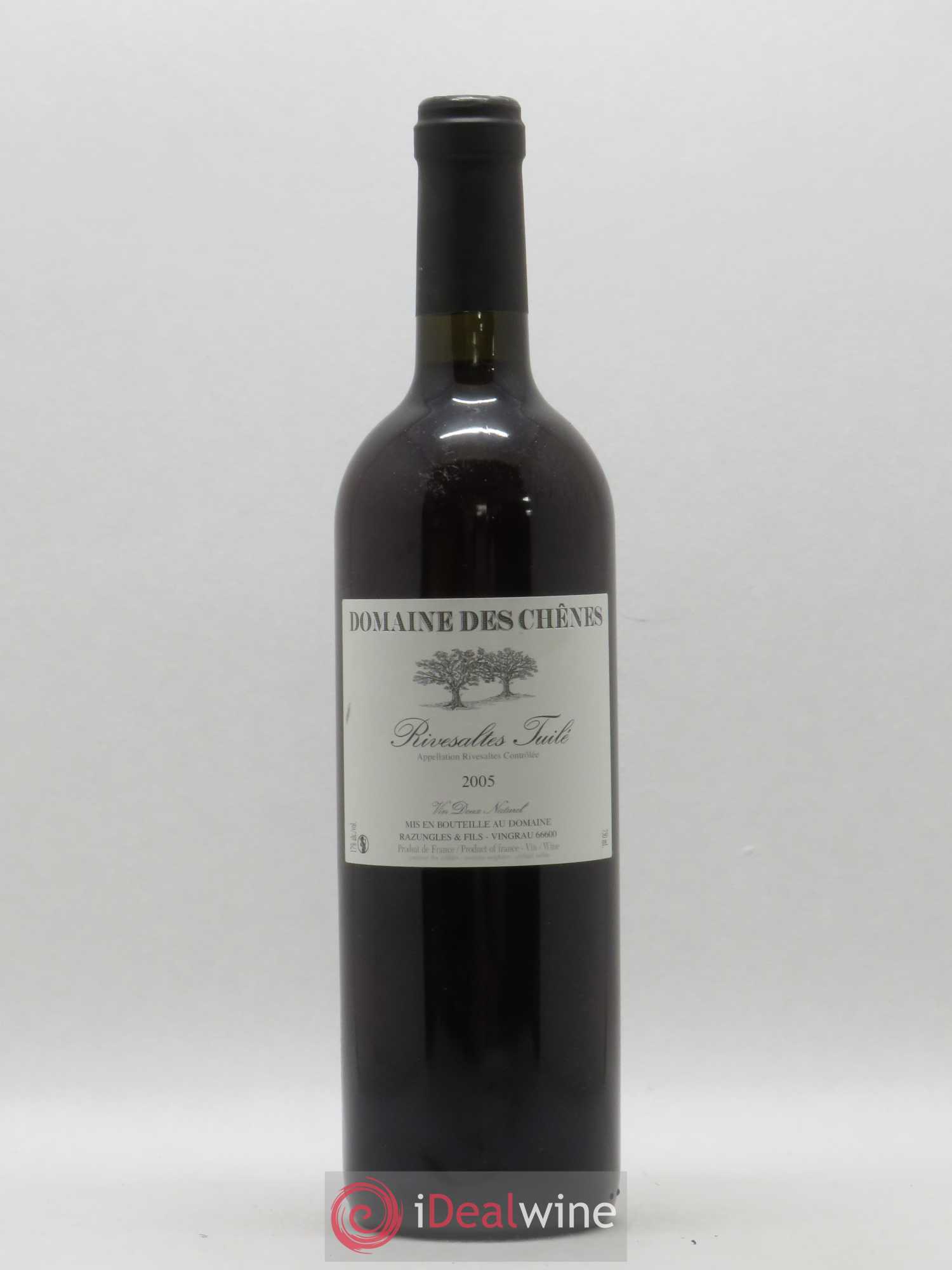Rivesaltes Domaine des Chenes (sans prix de réserve) 2005 - Posten von 1 Flasche - 0