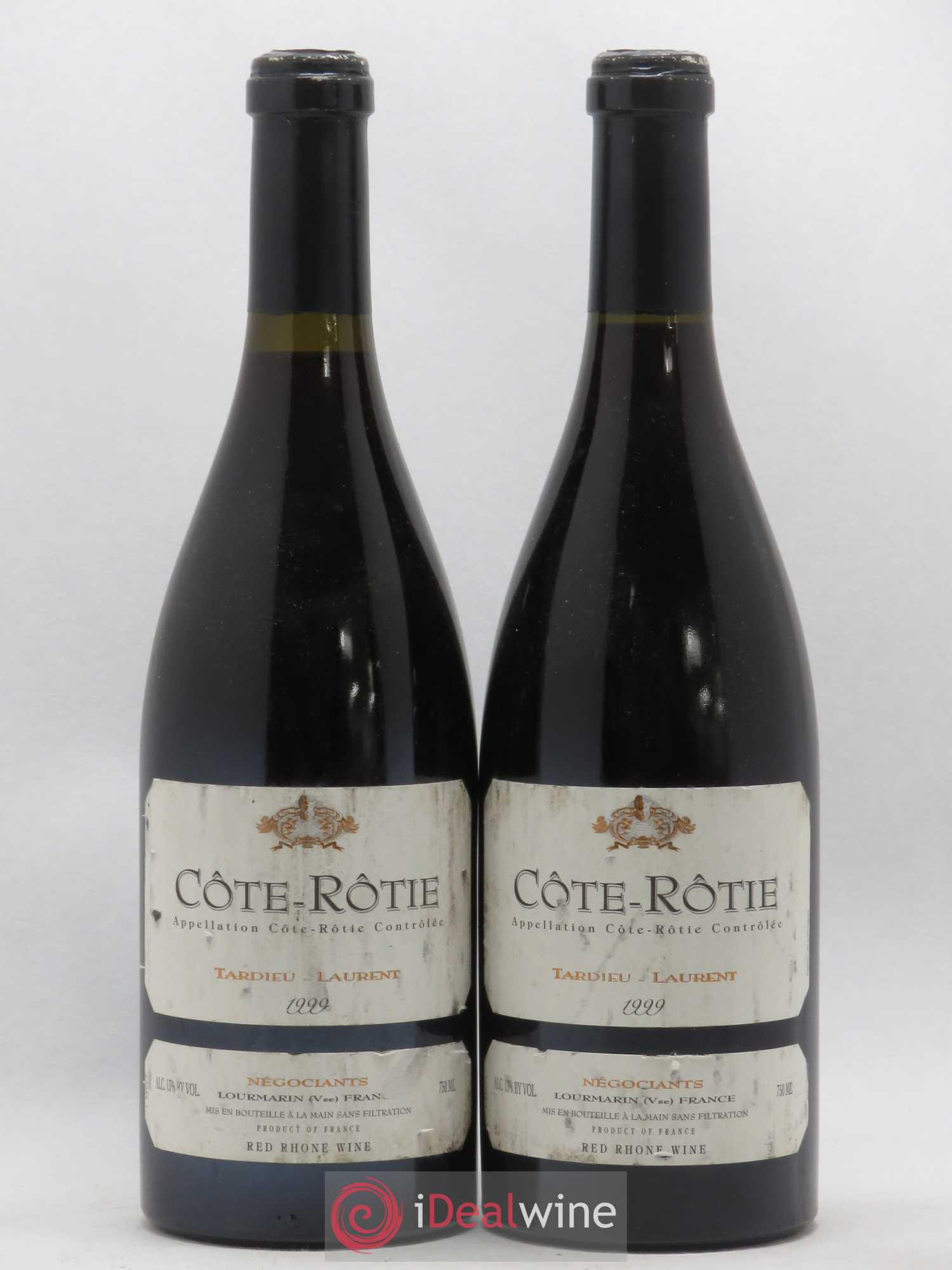 Côte-Rôtie Maison Tardieu-Laurent 1999 - Lot de 2 bouteilles - 0