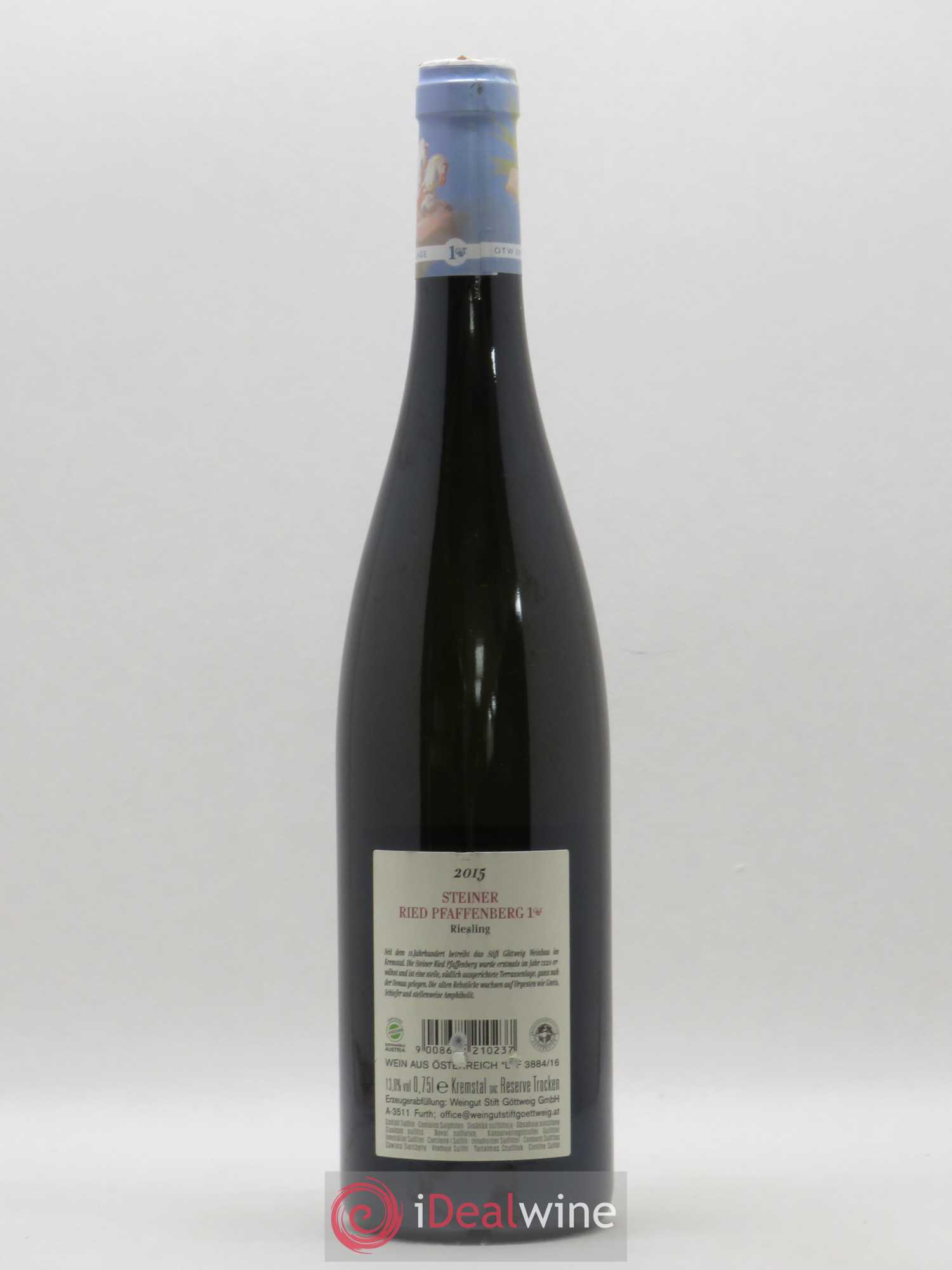 Autriche Ried Pfafenberg Riesling Kremstal Reserve Stift Goettweig (sans prix de réserve) 2015 - Posten von 1 Flasche - 1