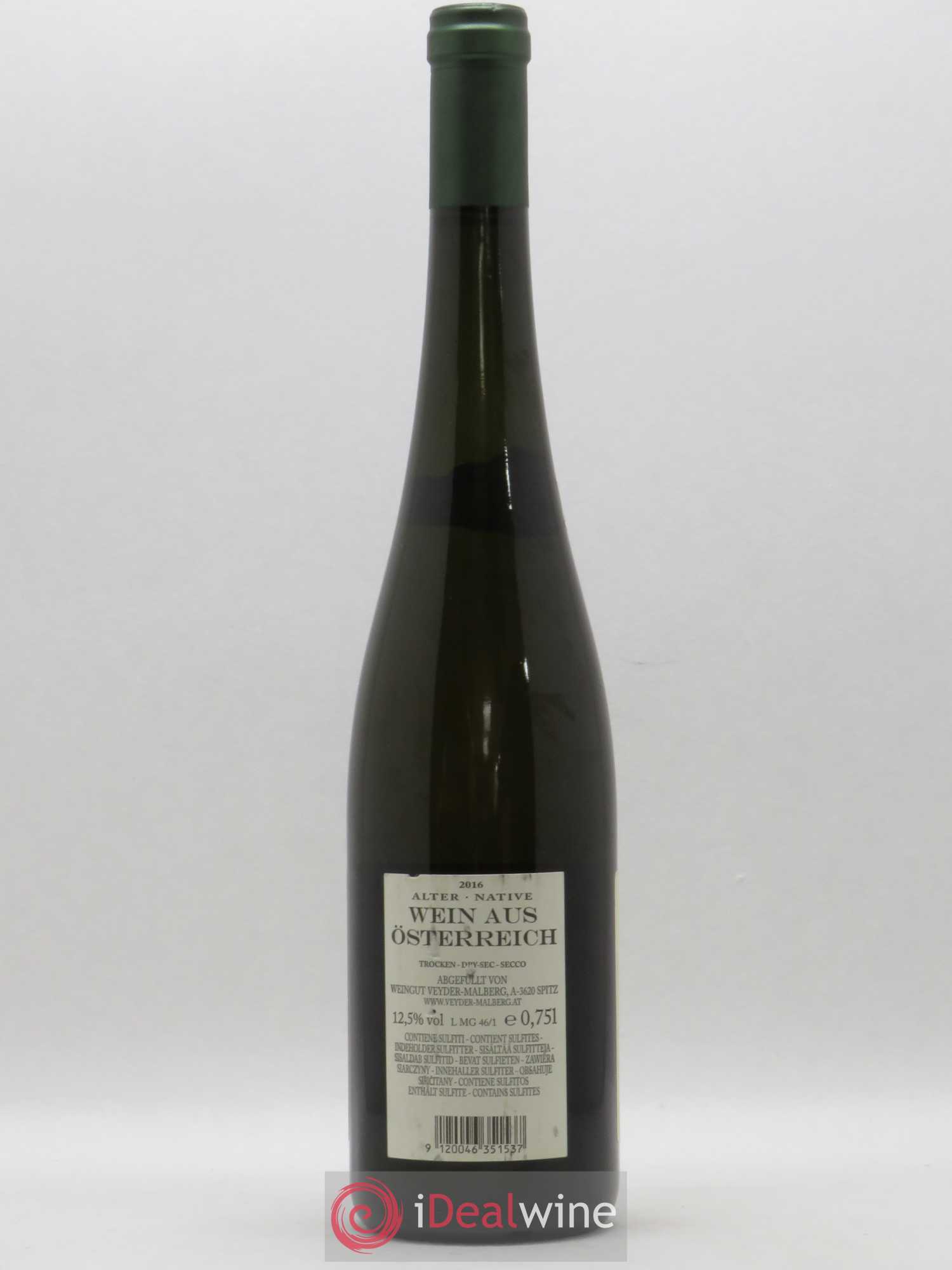 Autriche Grüner Veltiner Alter-Native Veyder-Malberg (sans prix de réserve) 2016 - Posten von 1 Flasche - 1