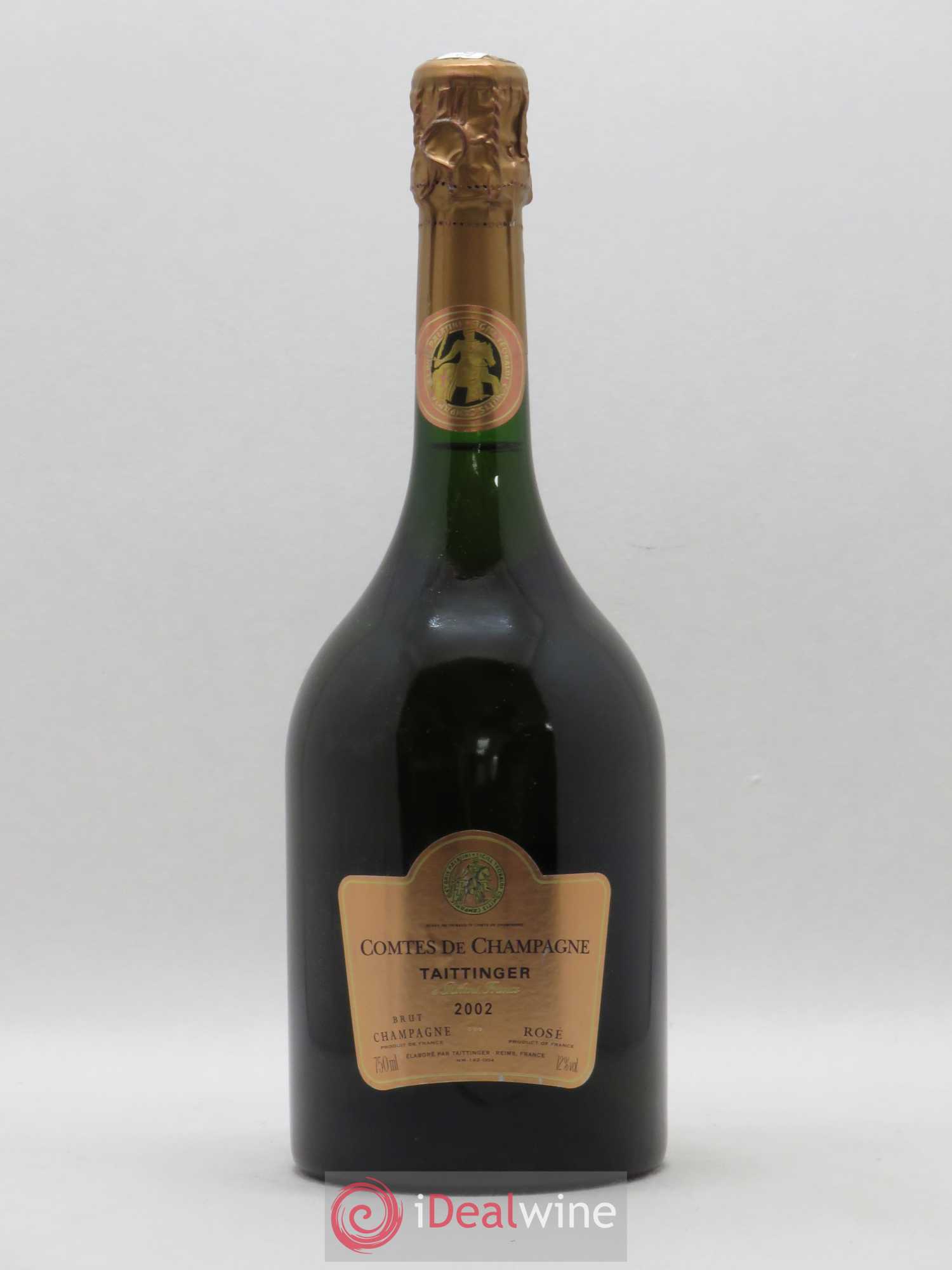 Comtes de Champagne Rosé Grand Cru Brut Taittinger 2002 - Lot de 1 bouteille - 0