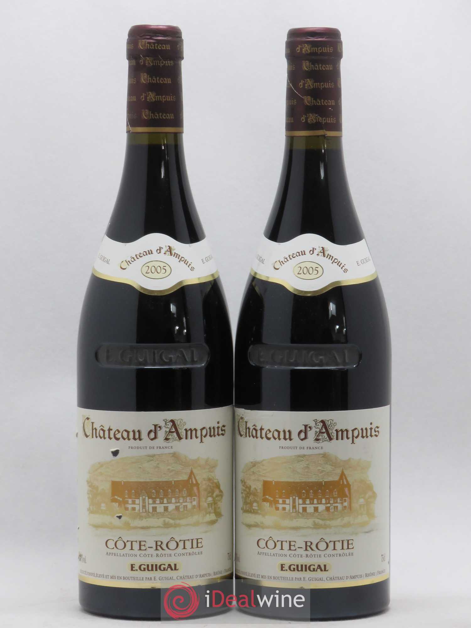 Côte-Rôtie Château d'Ampuis Guigal 2005 - Lot de 2 bouteilles - 0