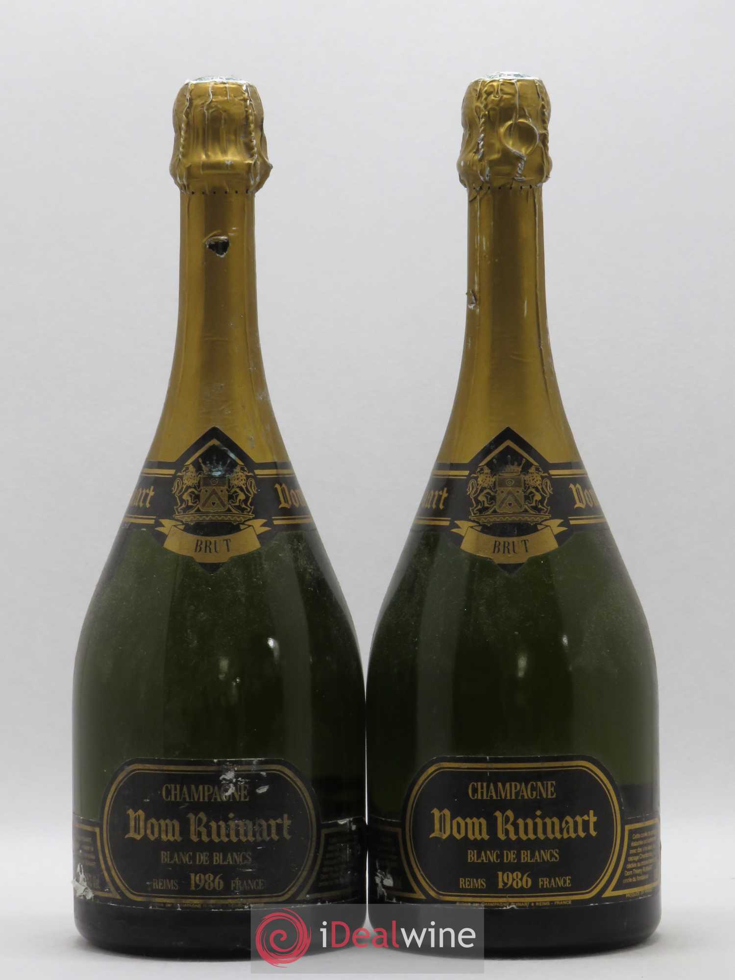Dom Ruinart Brut Ruinart 1986 - Lot de 2 bouteilles - 0