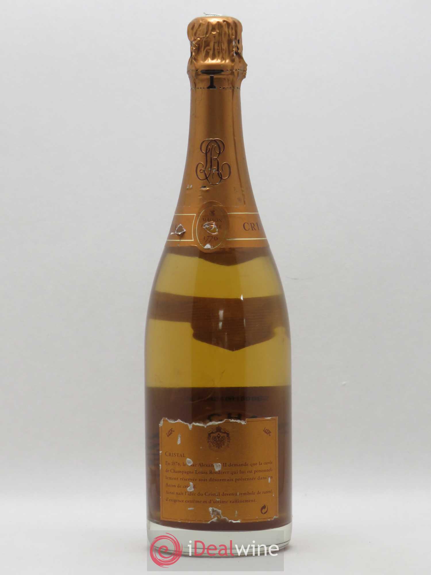 Cristal Louis Roederer 1990 - Lot de 1 bouteille - 1