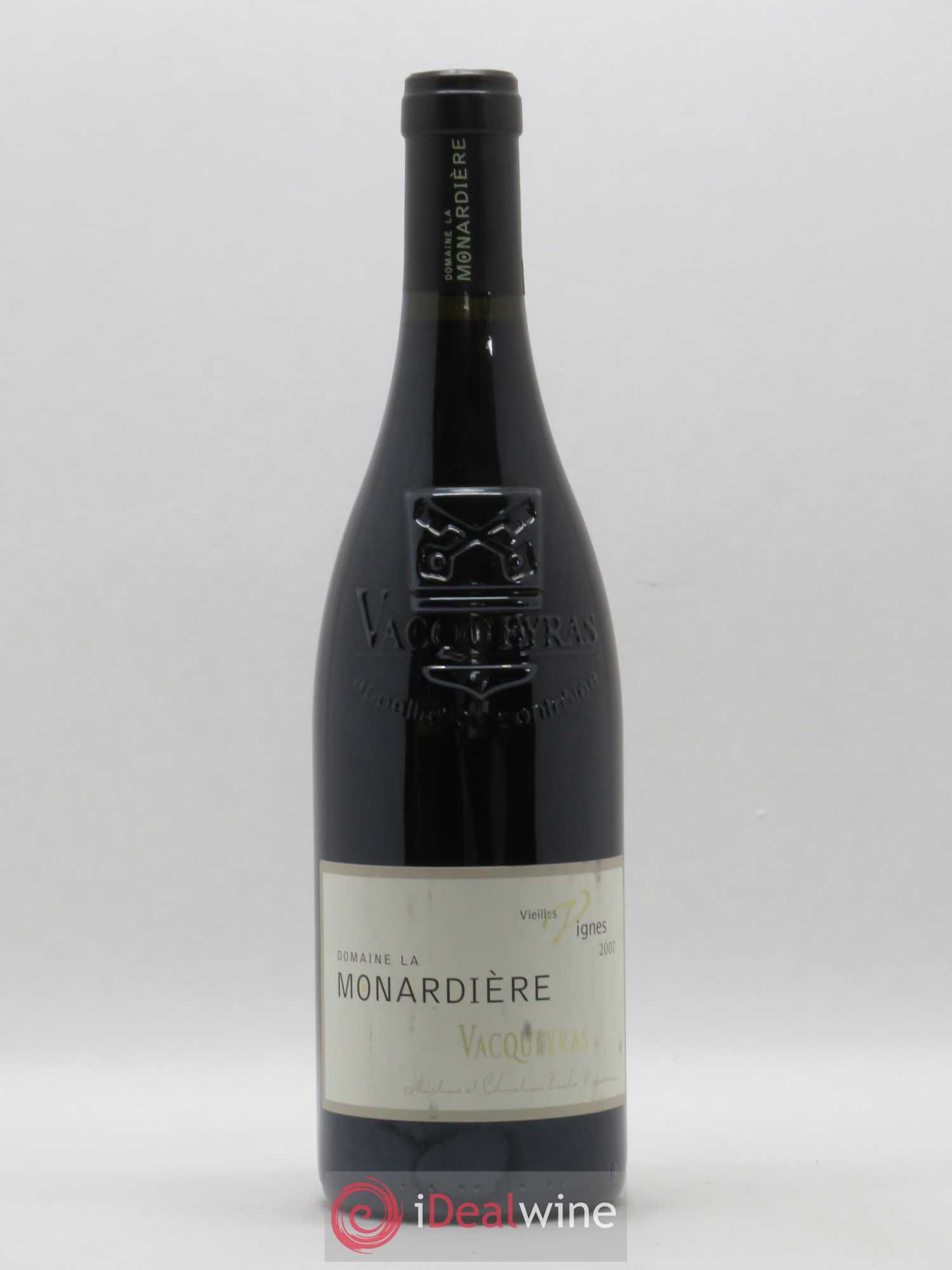 Vacqueyras Vieilles Vignes La Monardière (Domaine) (sans prix de réserve) 2007 - Lot de 1 bouteille - 0