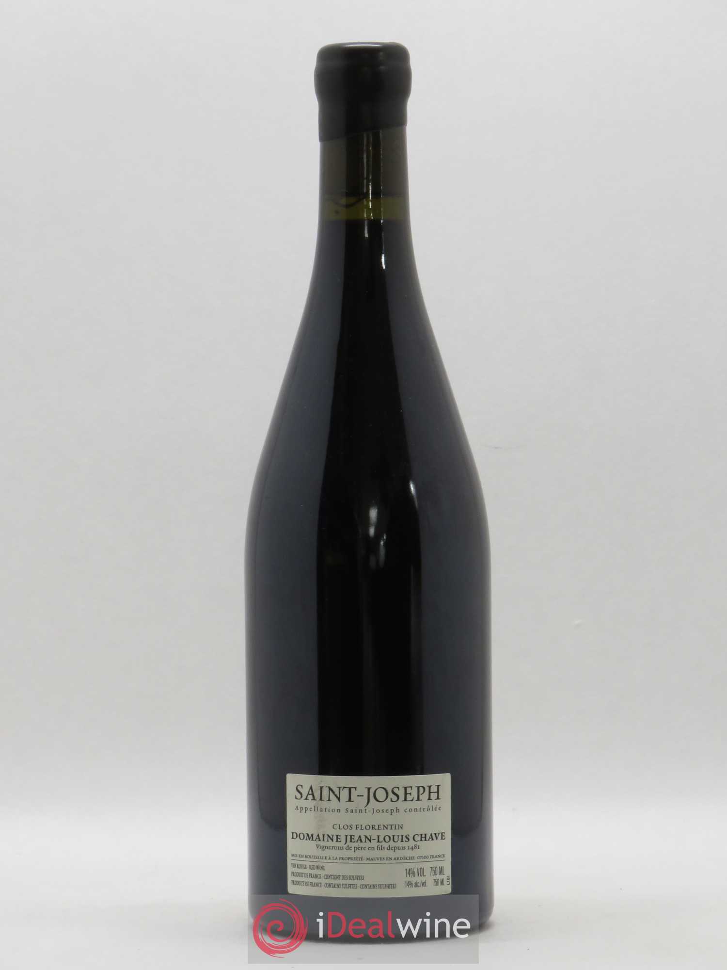 Saint-Joseph Clos Florentin Jean-Louis Chave (sans prix de réserve) 2016 - Lot de 1 bouteille - 1