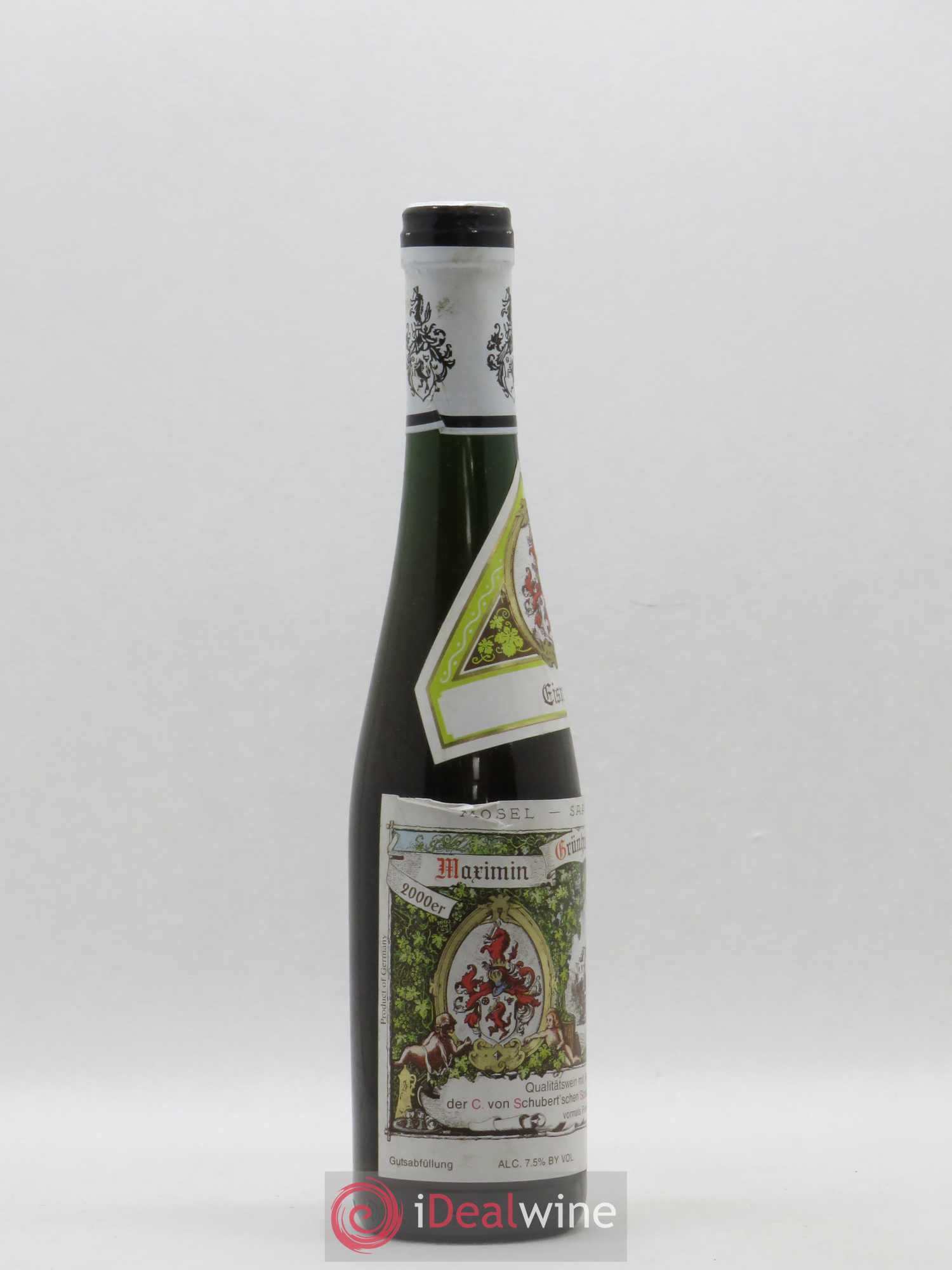 Allemagne Mosel-Saar Maximin Grunhauser Herrenberg Eiswein (sans prix de réserve) 2000 - Posten von 1 Demi-Flasche - 1