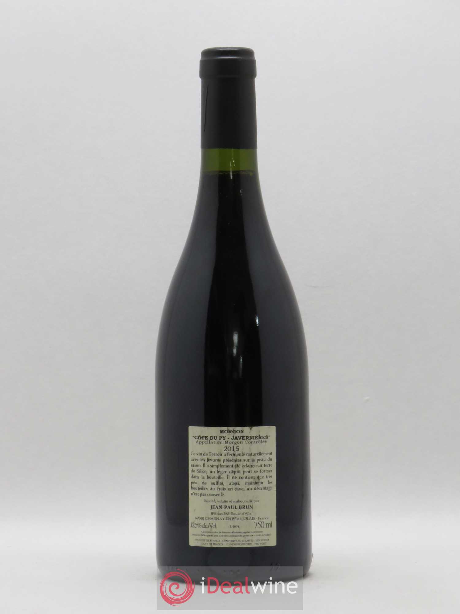 Morgon Côte du Py Javernières Terres dorées - J-P. Brun (Domaine des)  (sans prix de réserve) 2015 - Lot de 1 bouteille - 1