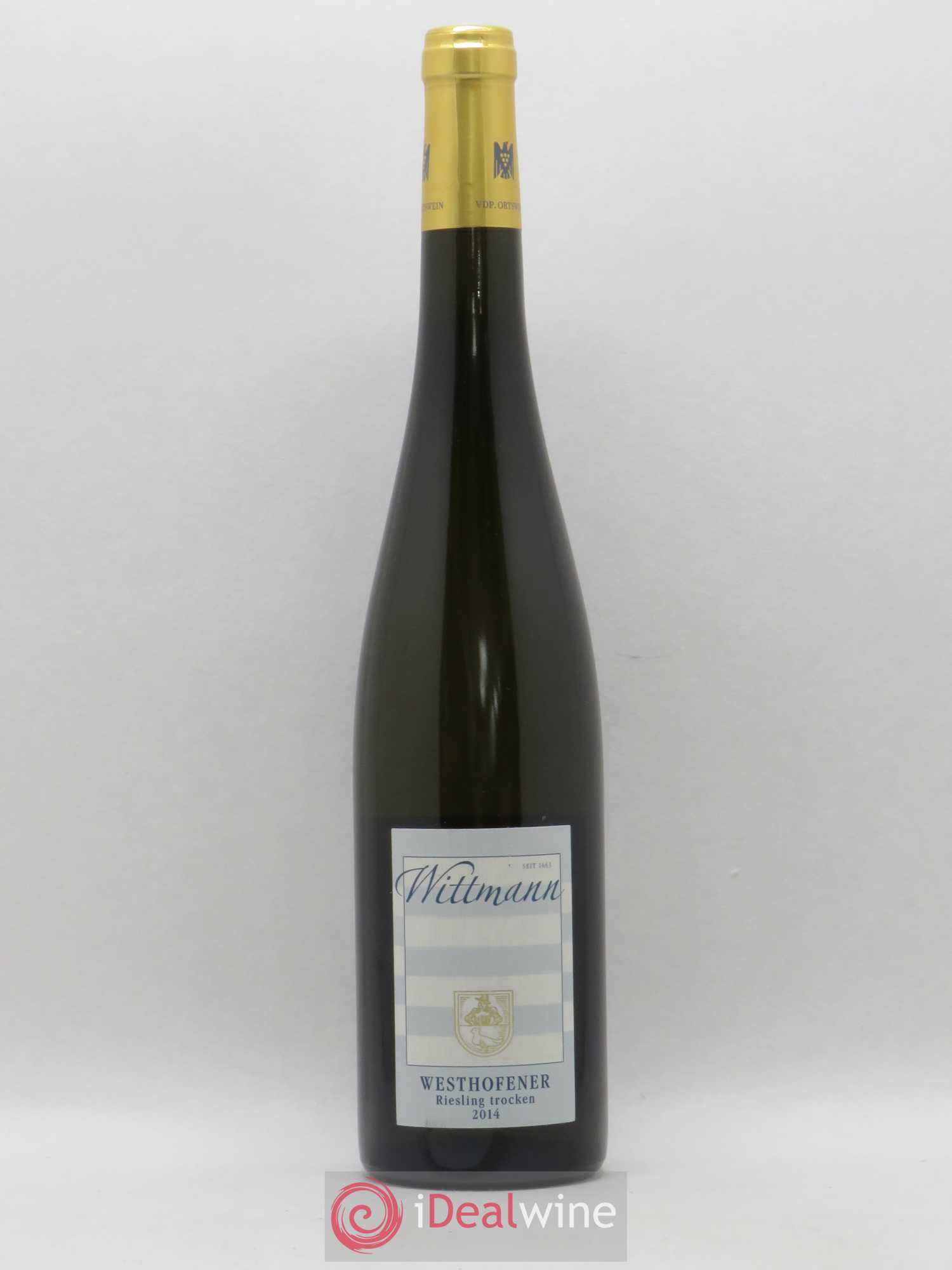 Allemagne Rheinhessen Wittman Westhofener Riesling Trocken (sans prix de réserve) 2014 - Posten von 1 Flasche - 0