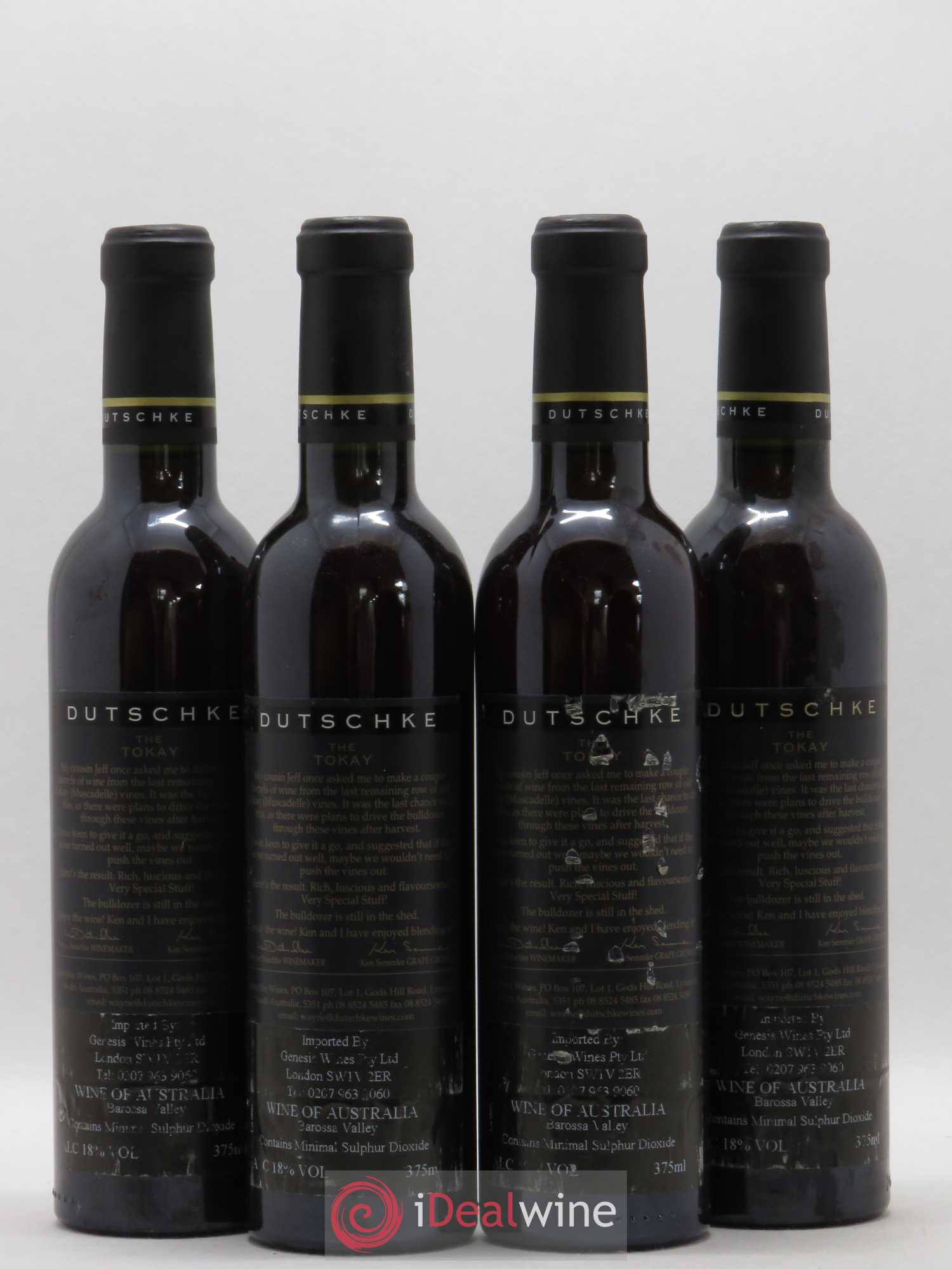 Divers Australie Dutschke Tokay (sans prix de réserve) - Posten von 4 Demi-Flaschen - 1