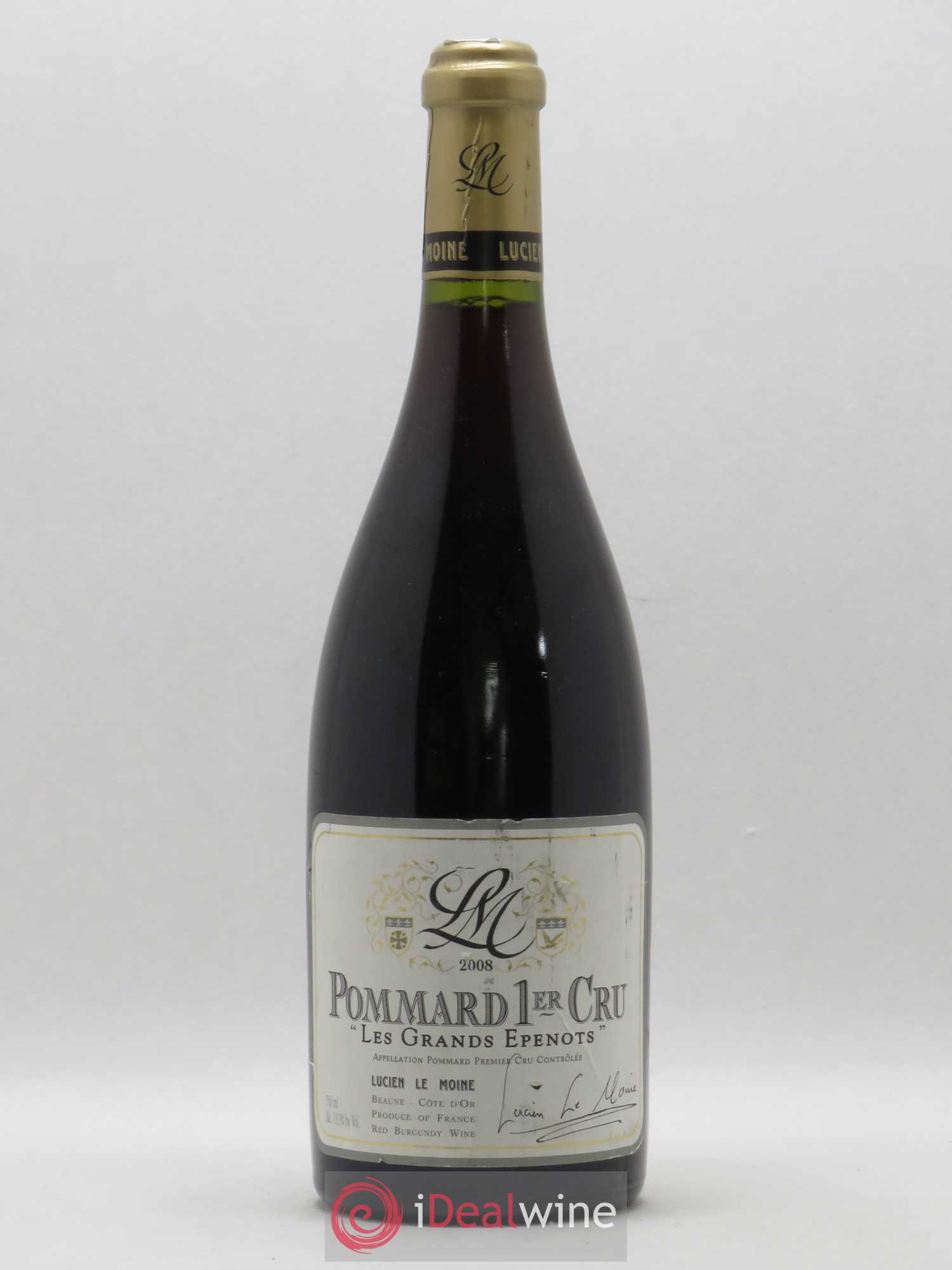 Pommard 1er Cru Grands Epenots Lucien Le Moine 2008 - Posten von 1 Flasche - 0