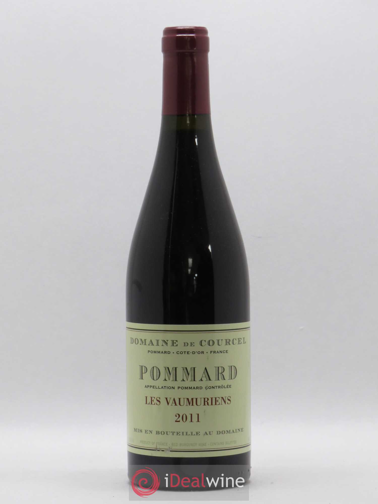 Pommard Les Vaumuriens de Courcel (Domaine) (sans prix de réserve) 2011 - Lot de 1 bouteille - 0