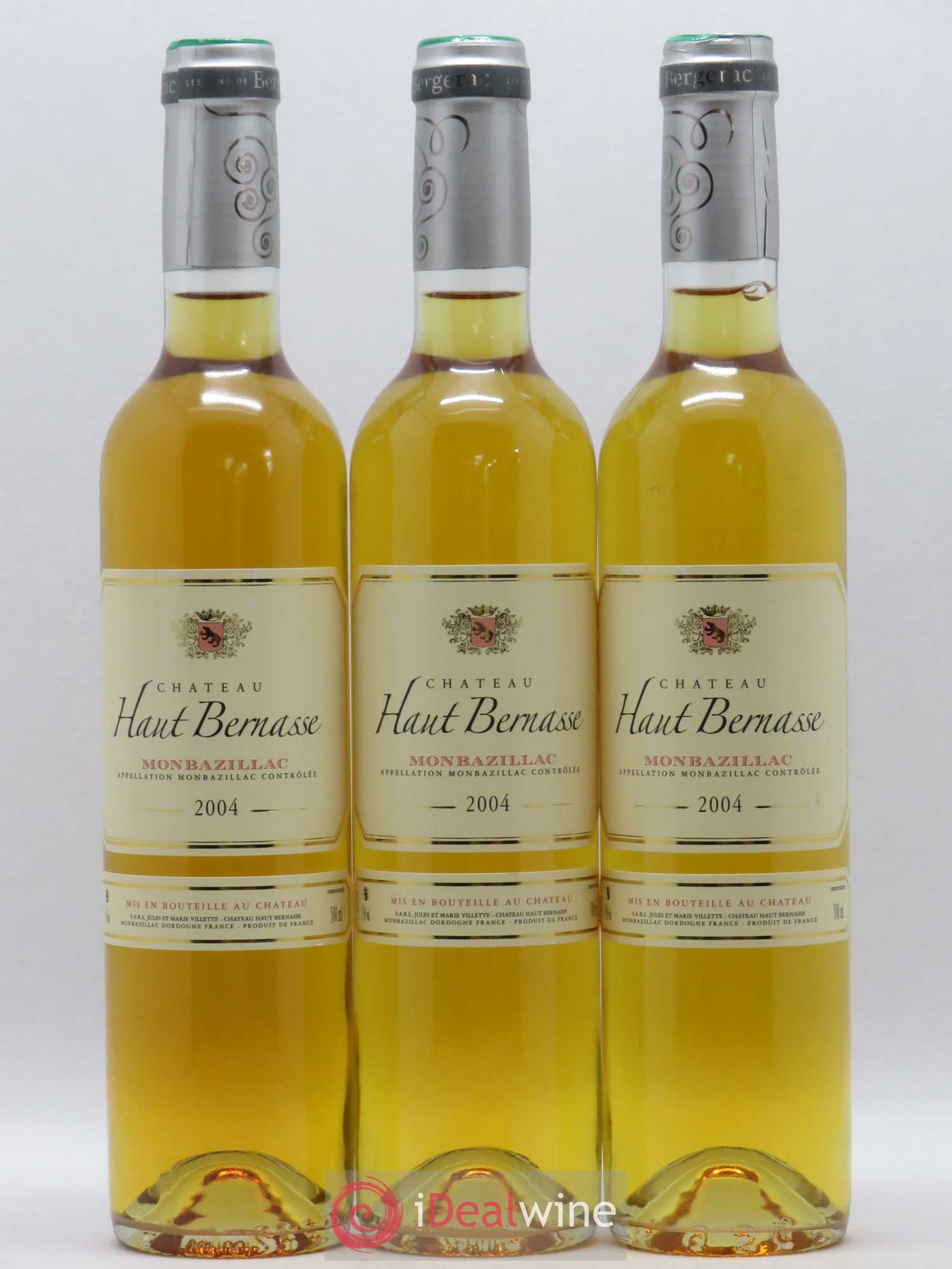 Monbazillac Château Haut Bernasse 50cl (no reserve) 2004 - Lot of 5 bottles - 1
