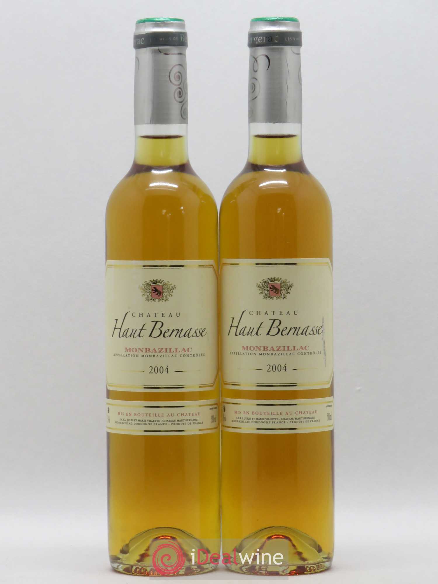 Monbazillac Château Haut Bernasse 50cl (no reserve) 2004 - Lot of 5 bottles - 2