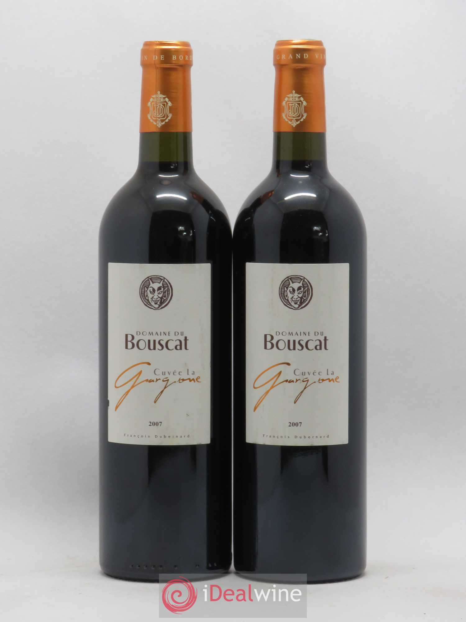Bordeaux Supérieur Domaine Bouscat Cuvée de la Gurgonne (sans prix de réserve) 2007 - Posten von 2 Flaschen - 0