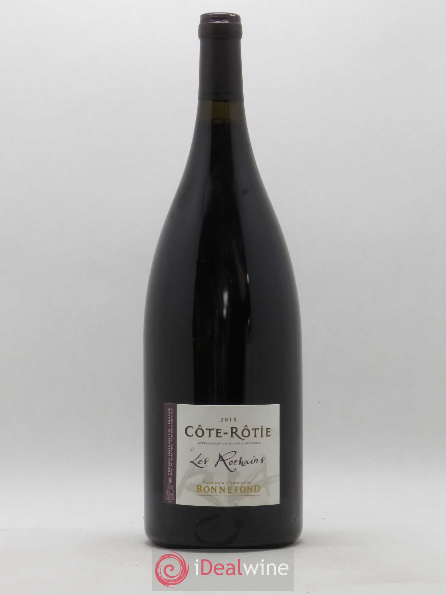 Côte-Rôtie Les Rochains Domaine Bonnefond (sans prix de réserve) 2015 - Lot de 1 magnum - 0