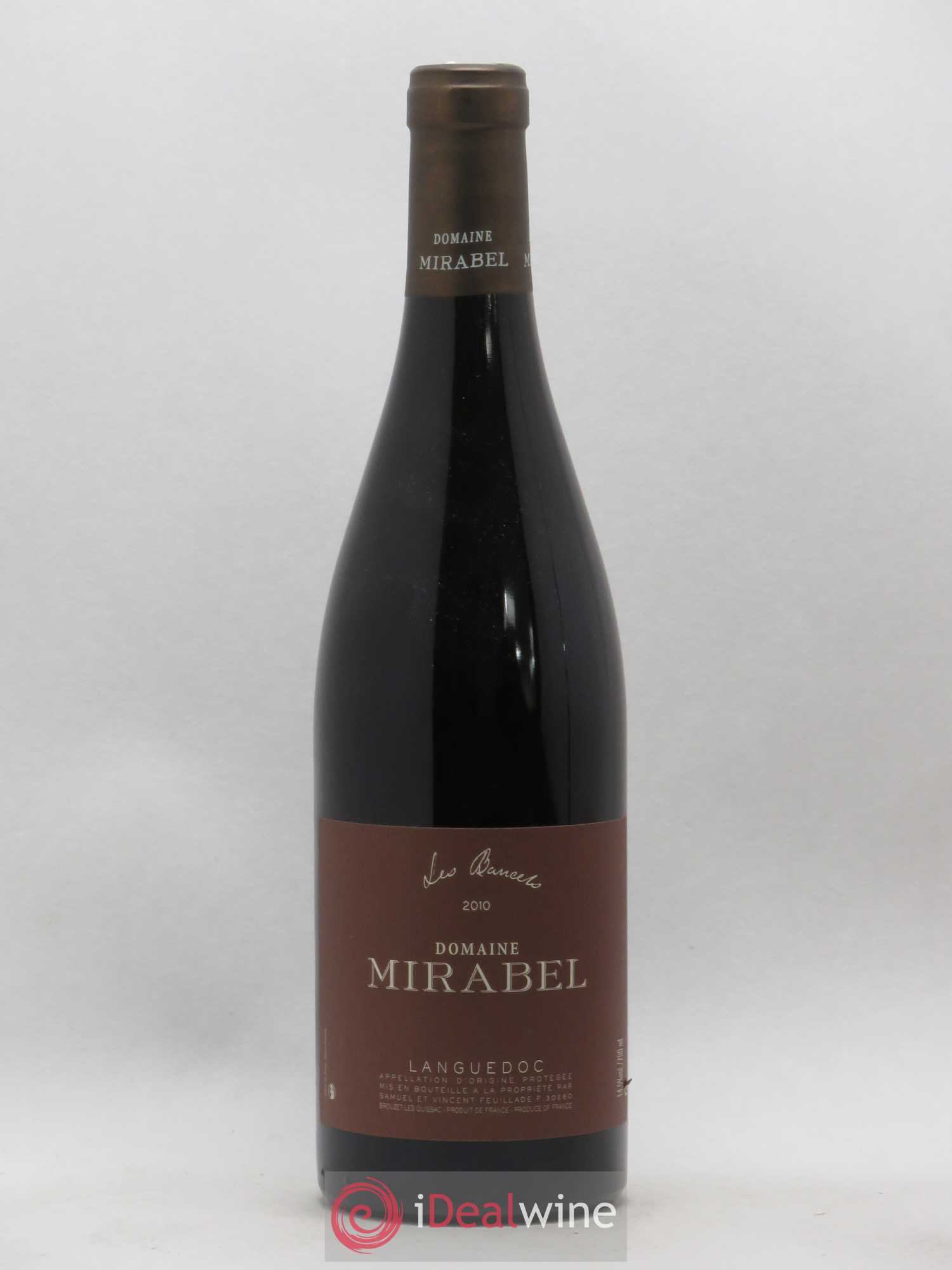 Languedoc Les Bancels Domaine Mirabel (sans prix de réserve) 2010 - Posten von 1 Flasche - 0