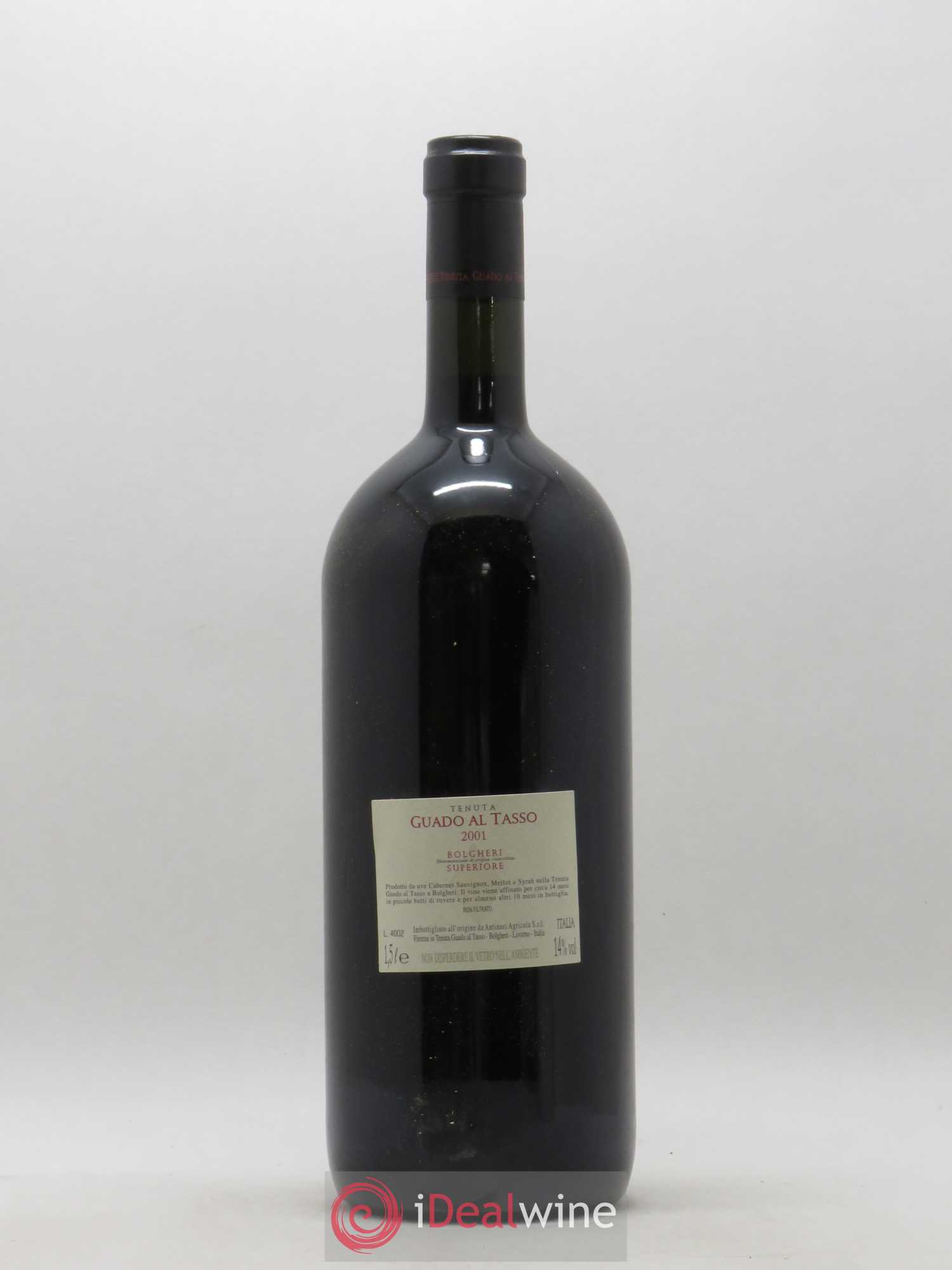 Bolgheri Superiore DOC Guado al Tasso Tenuta Guado al Tasso - Marchesi Antinori (sans prix de réserve) 2001 - Lot de 1 magnum - 1