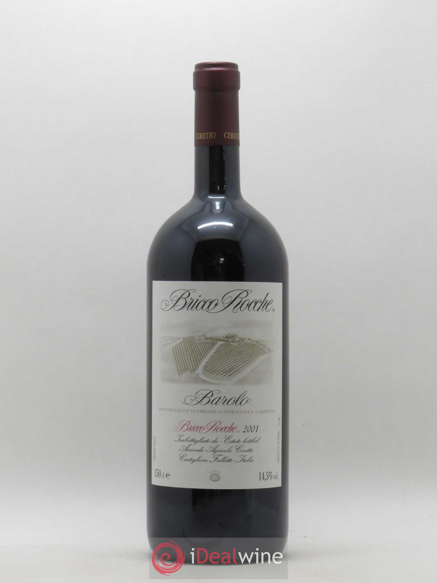 Barolo DOCG Brunate Bricco Rocche Ceretto (sans prix de réserve) 2001 - Lot de 1 magnum - 0